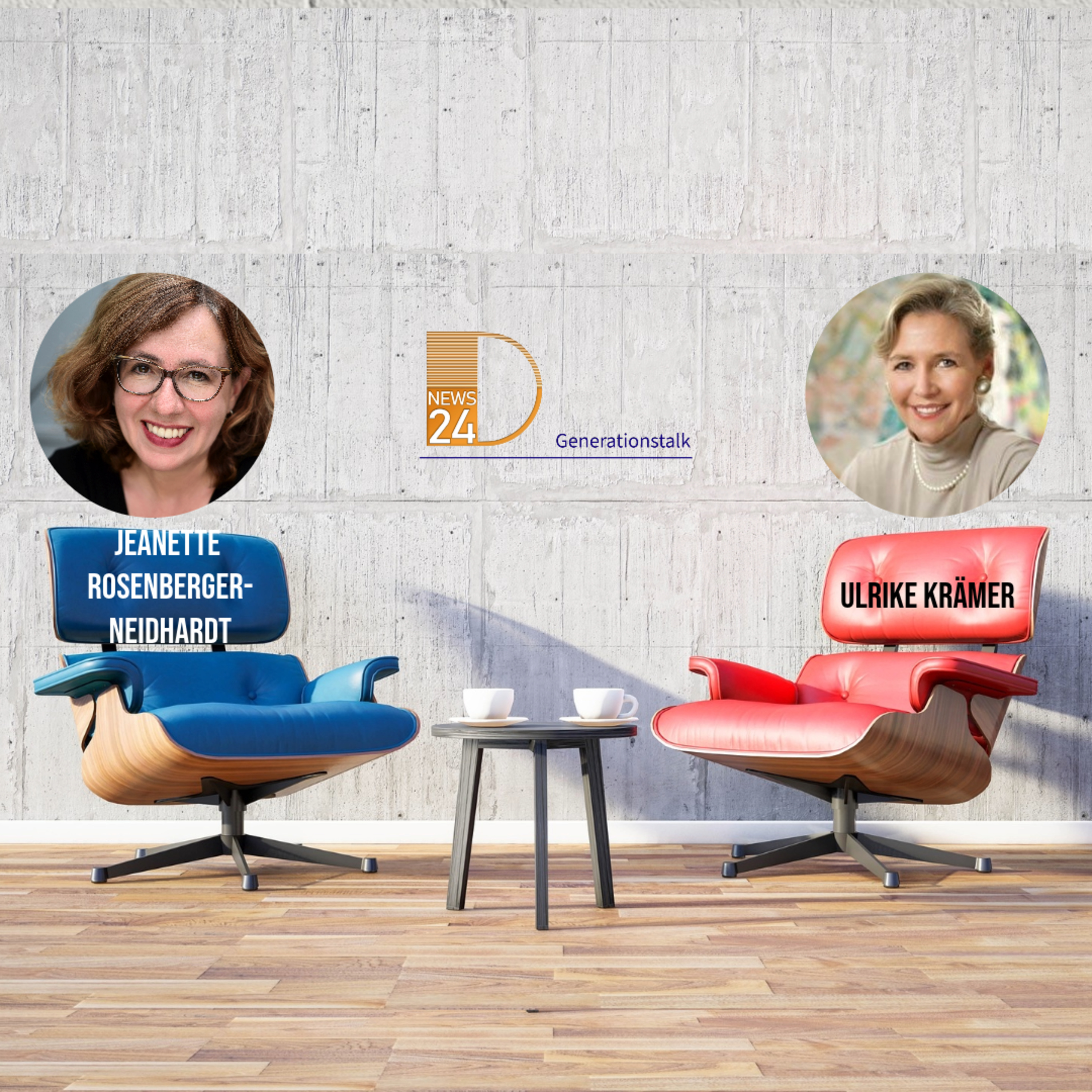 Ulrike Krämer spricht mit Jeanette Rosenberger-Neidhardt. #Generationstalk in DNEWS24 episode artwork