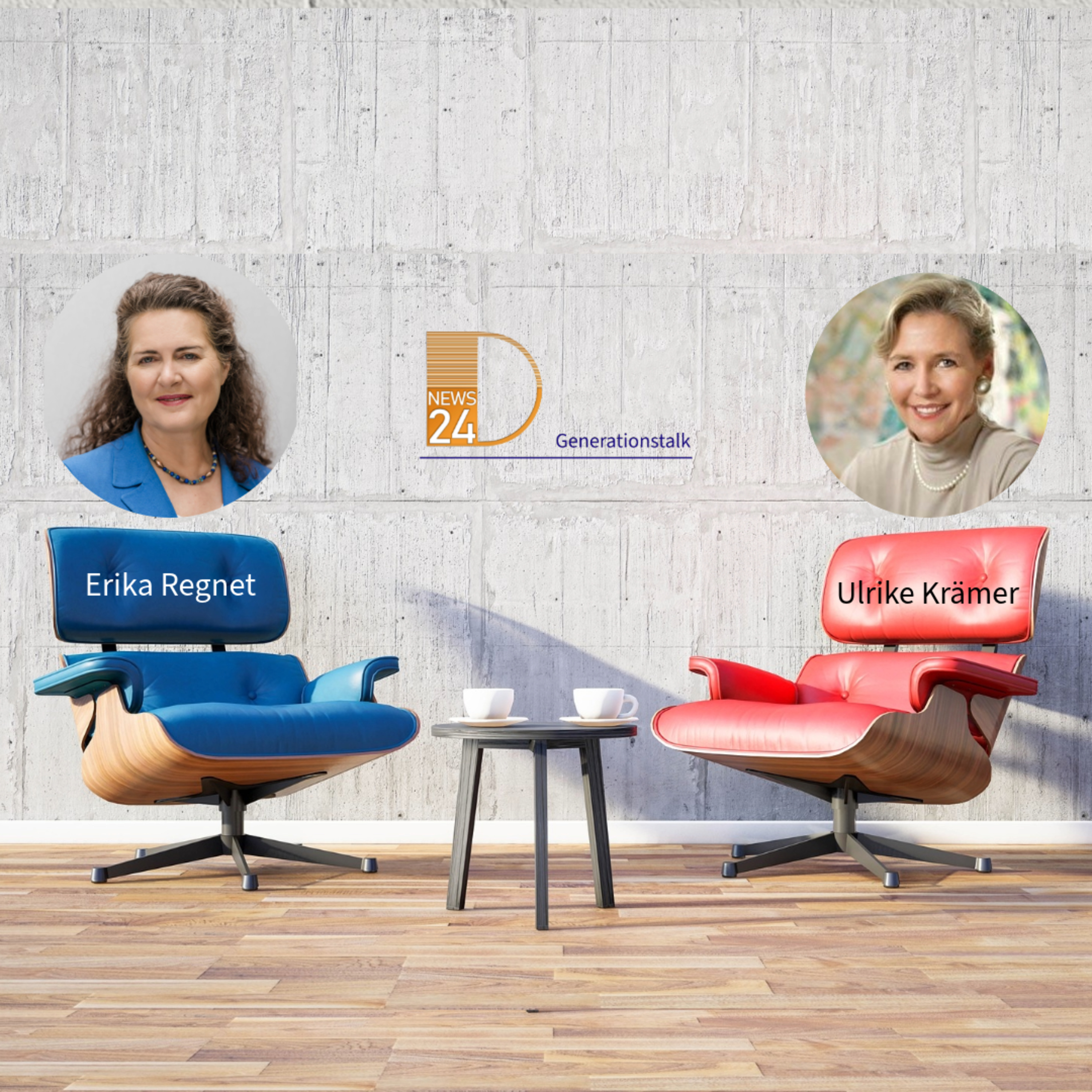 Ulrike Krämer spricht mit Professorin Erika Regnet. #Generationstalk in DNEWS24 episode artwork