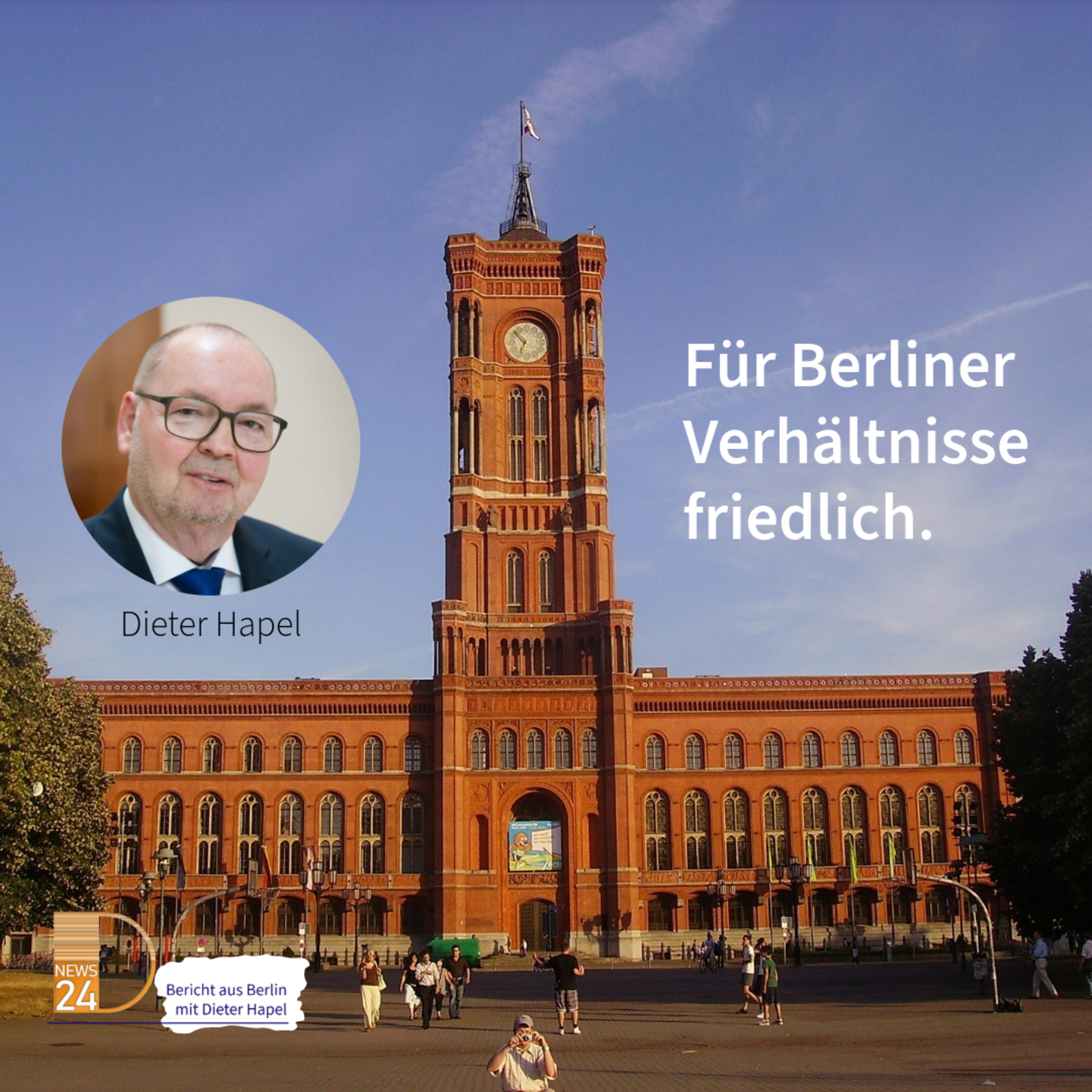 Für Berliner Verhältnisse friedlich. Bericht aus Berlin in DNEWS24 episode artwork