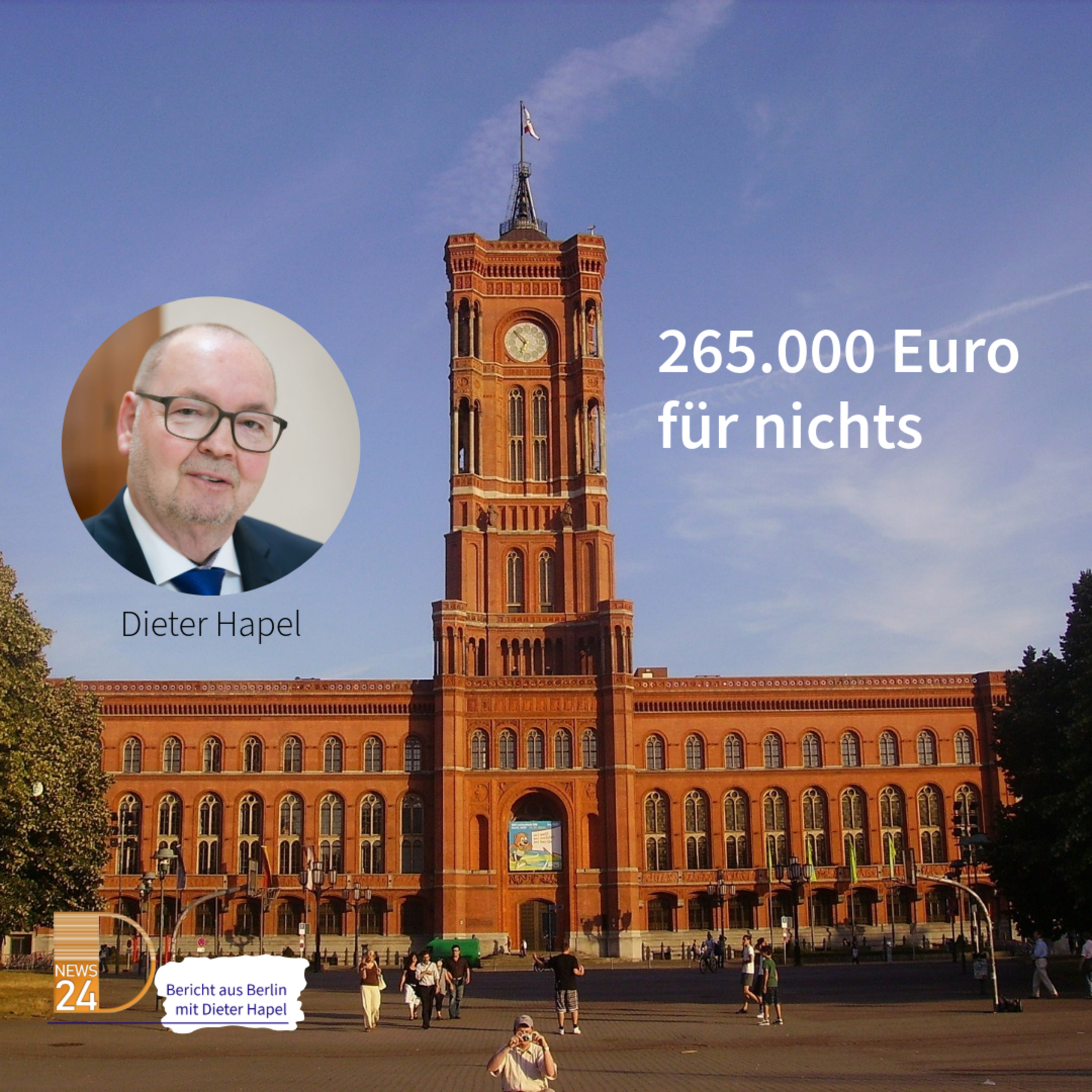 265.000 Euro für nichts. Bericht aus Berlin in DNEWS24 episode artwork