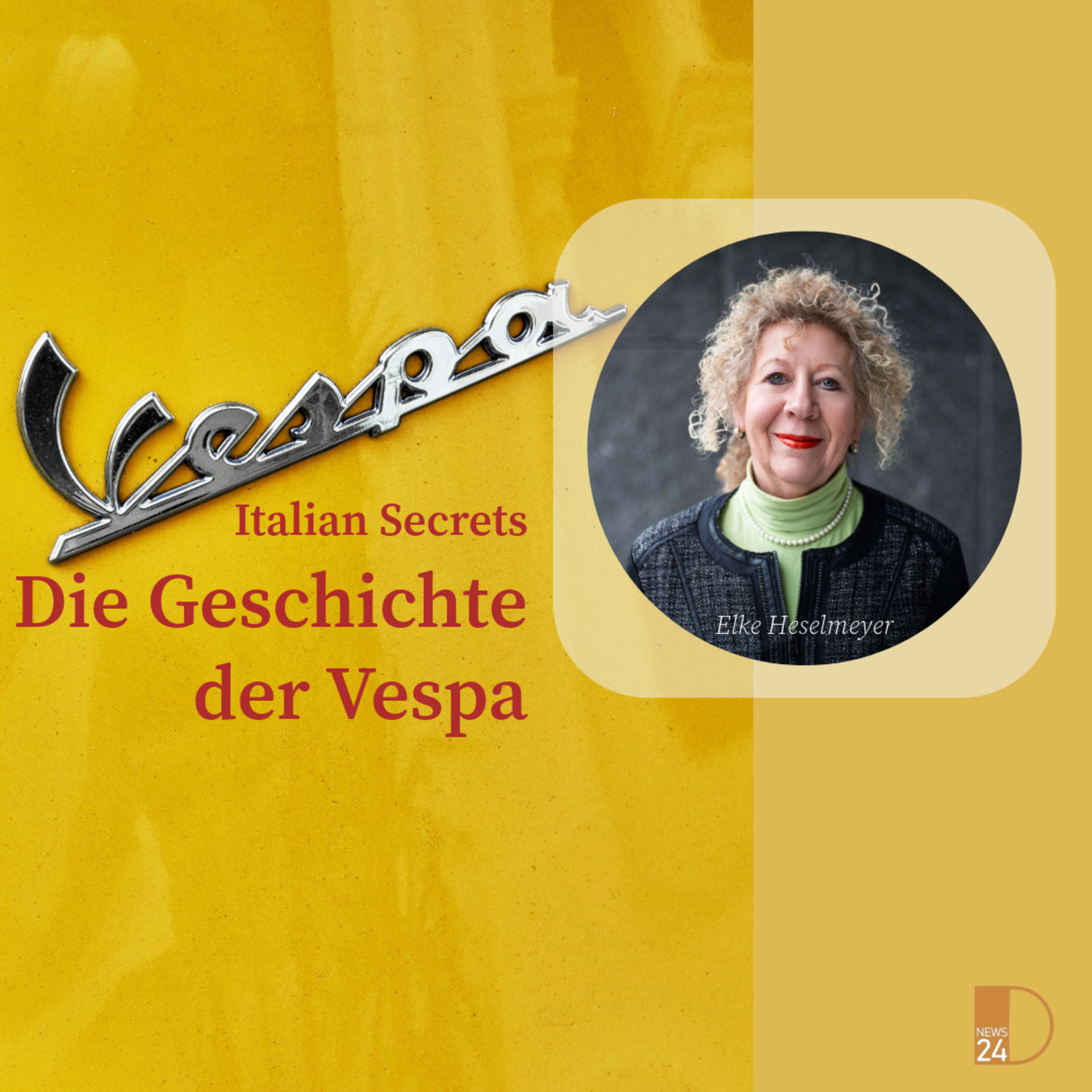 Die Geschichte der Vespa. Italian Secrets in DNEWS24 episode artwork