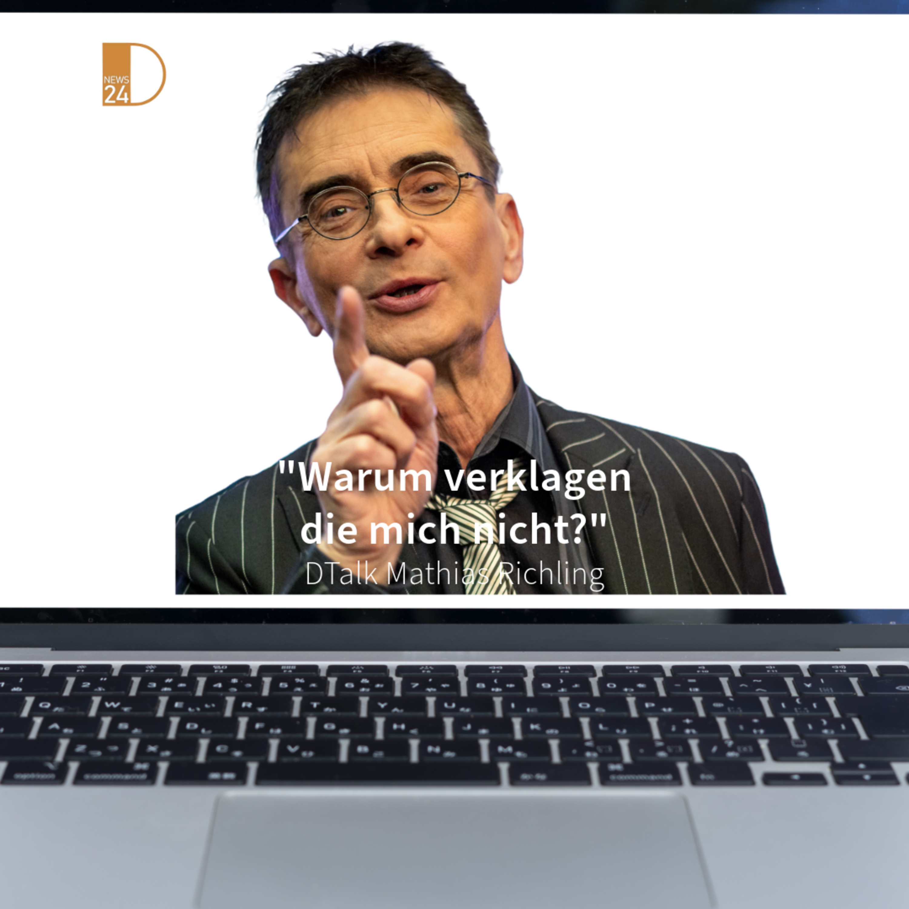 "Warum verklagen die mich nicht?" Mathias Richling im DTalk in DNEWS24 episode artwork