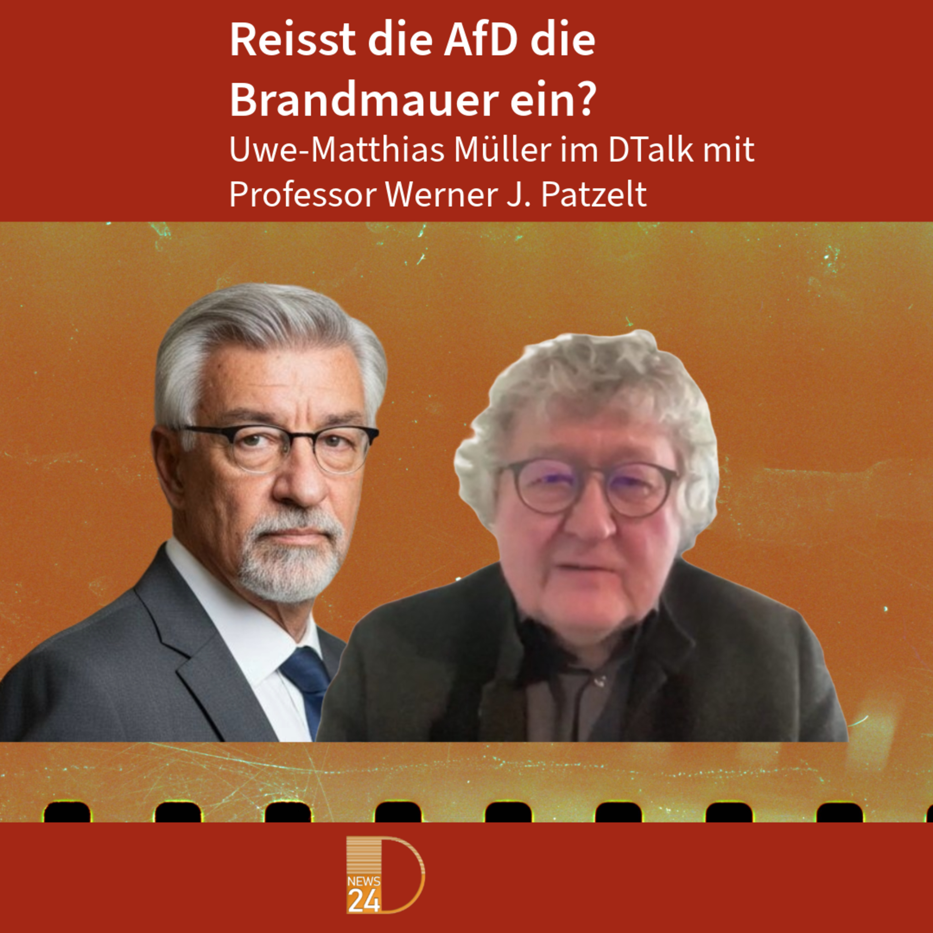 Reisst die AfD die Brandmauer ein? DTalk Professor Werner J. Patzelt episode artwork