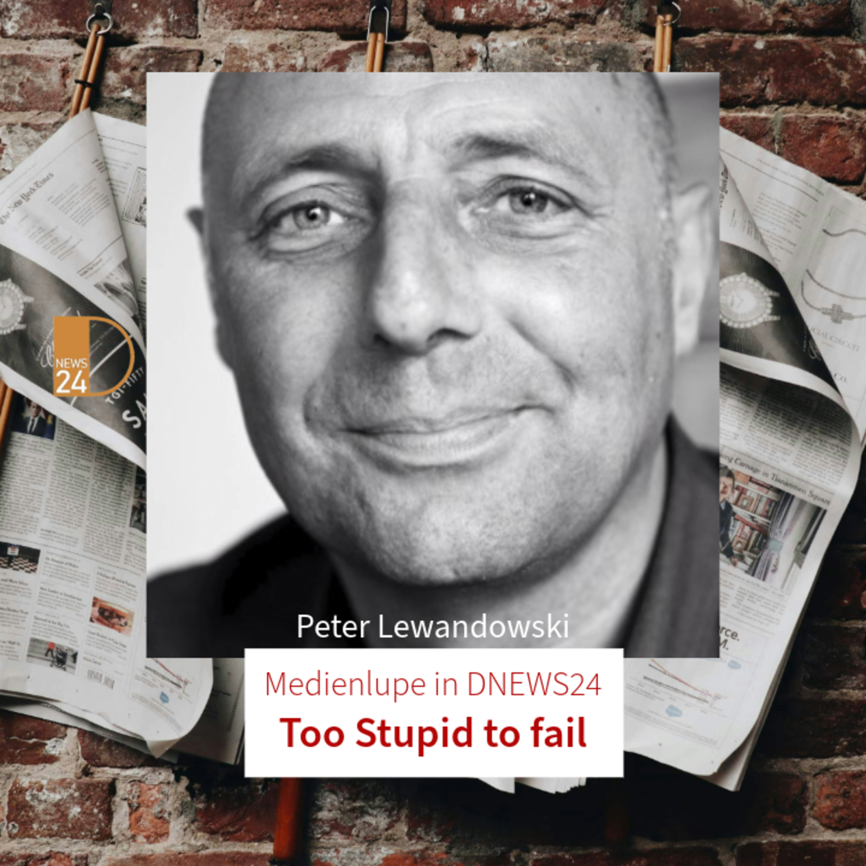 Too Stupid to fail. Medienlupe mit Peter Lewandowski in DNEWS24 episode artwork