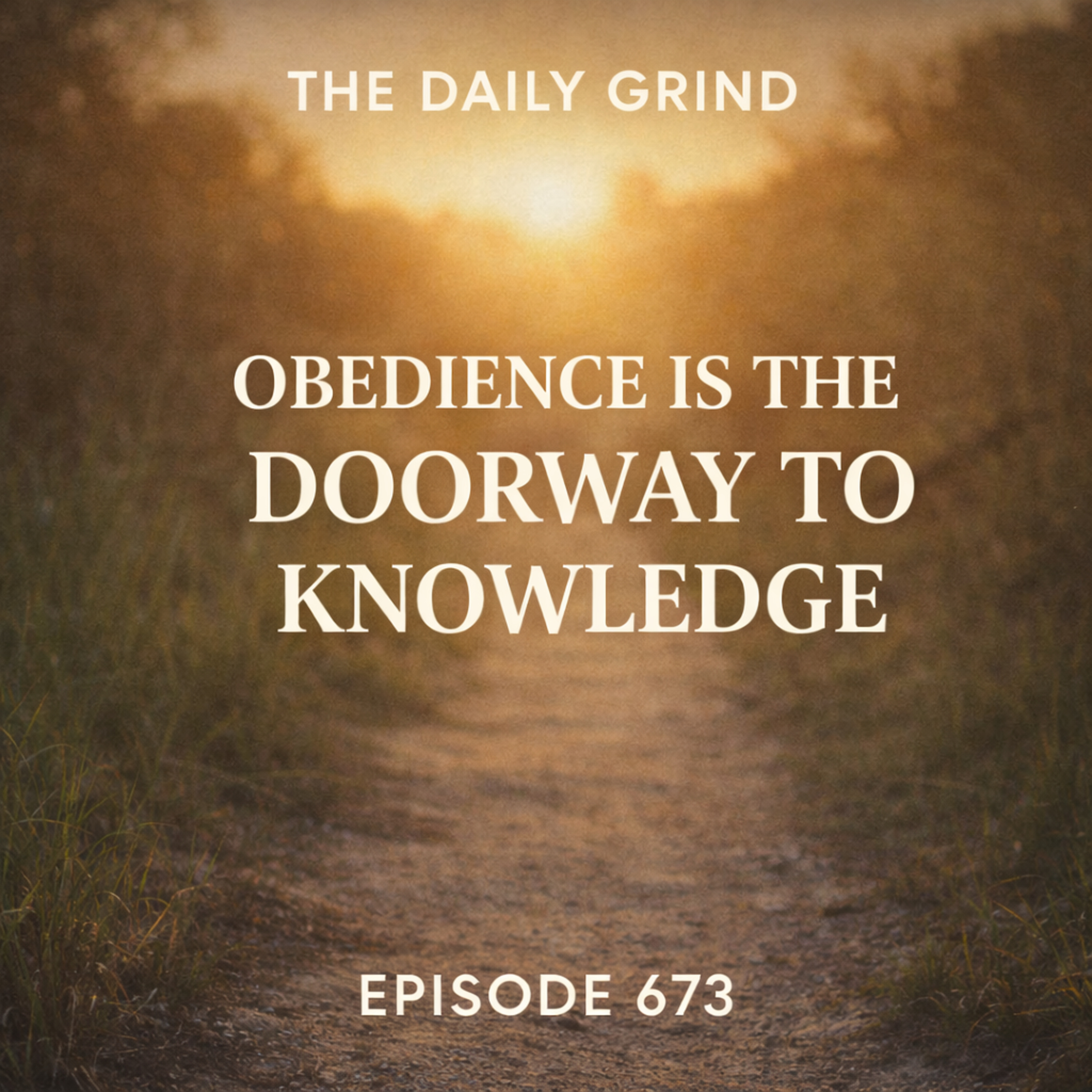 673 Obedience Is the Doorway to Knowledge