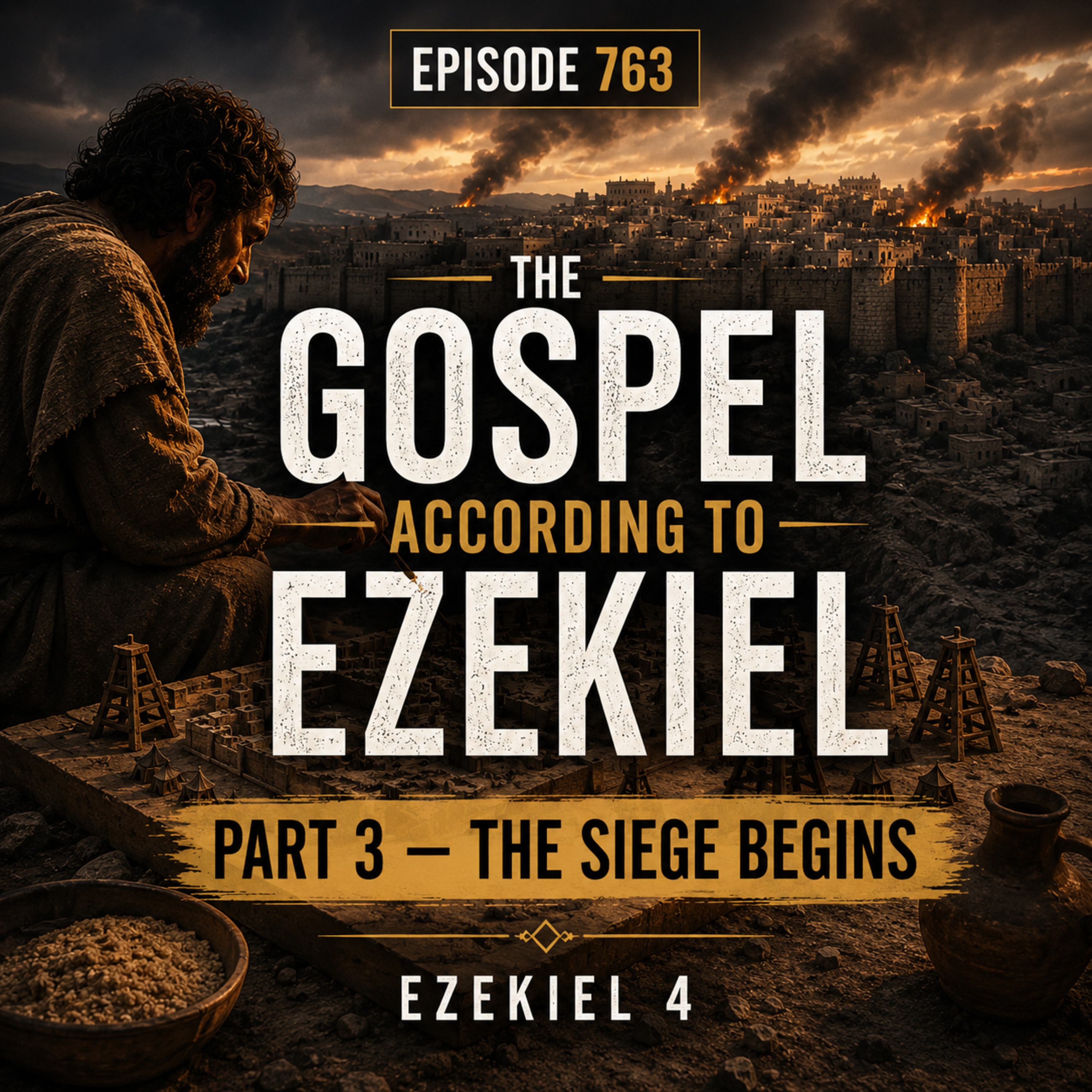 763 The Siege Begins: Ezek 4 (The Gospel According to Ezekiel Part 3)