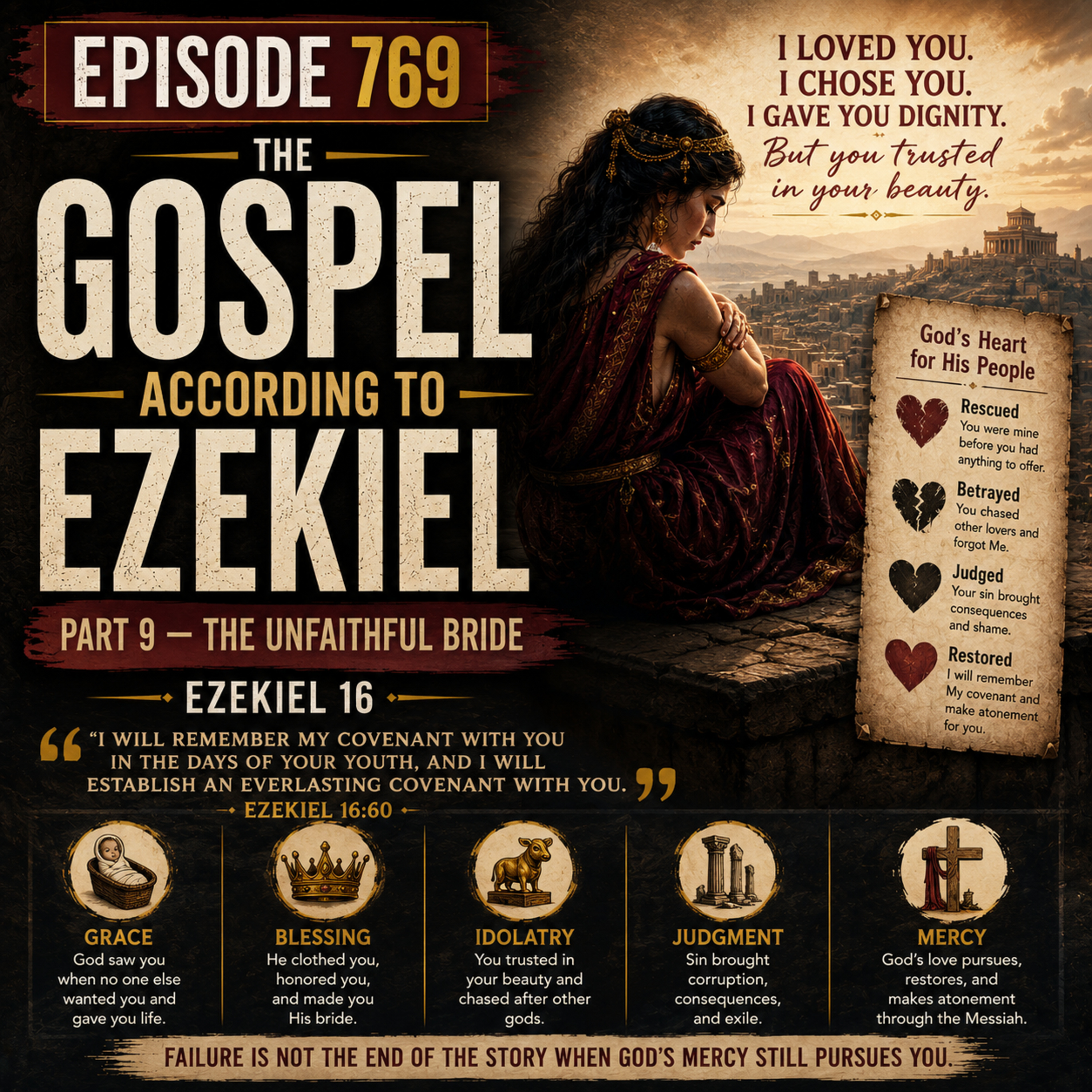 769 The Unfaithful Bride Ezekiel 16 (The Gospel According to Ezekiel Part 9) B