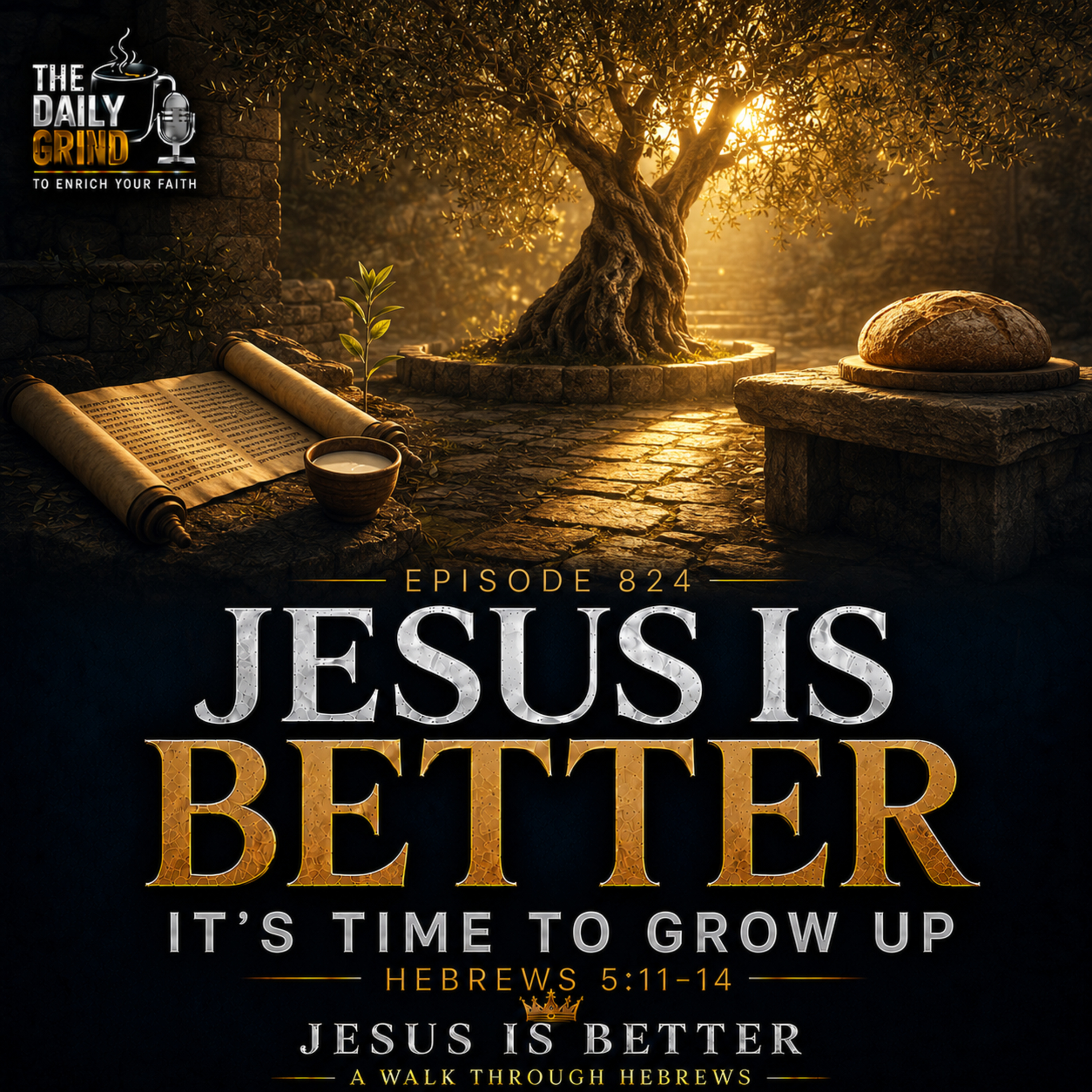 824 — It’s Time to Grow Up Hebrews 5:11–14 Jesus Is Better — Part 10 episode artwork