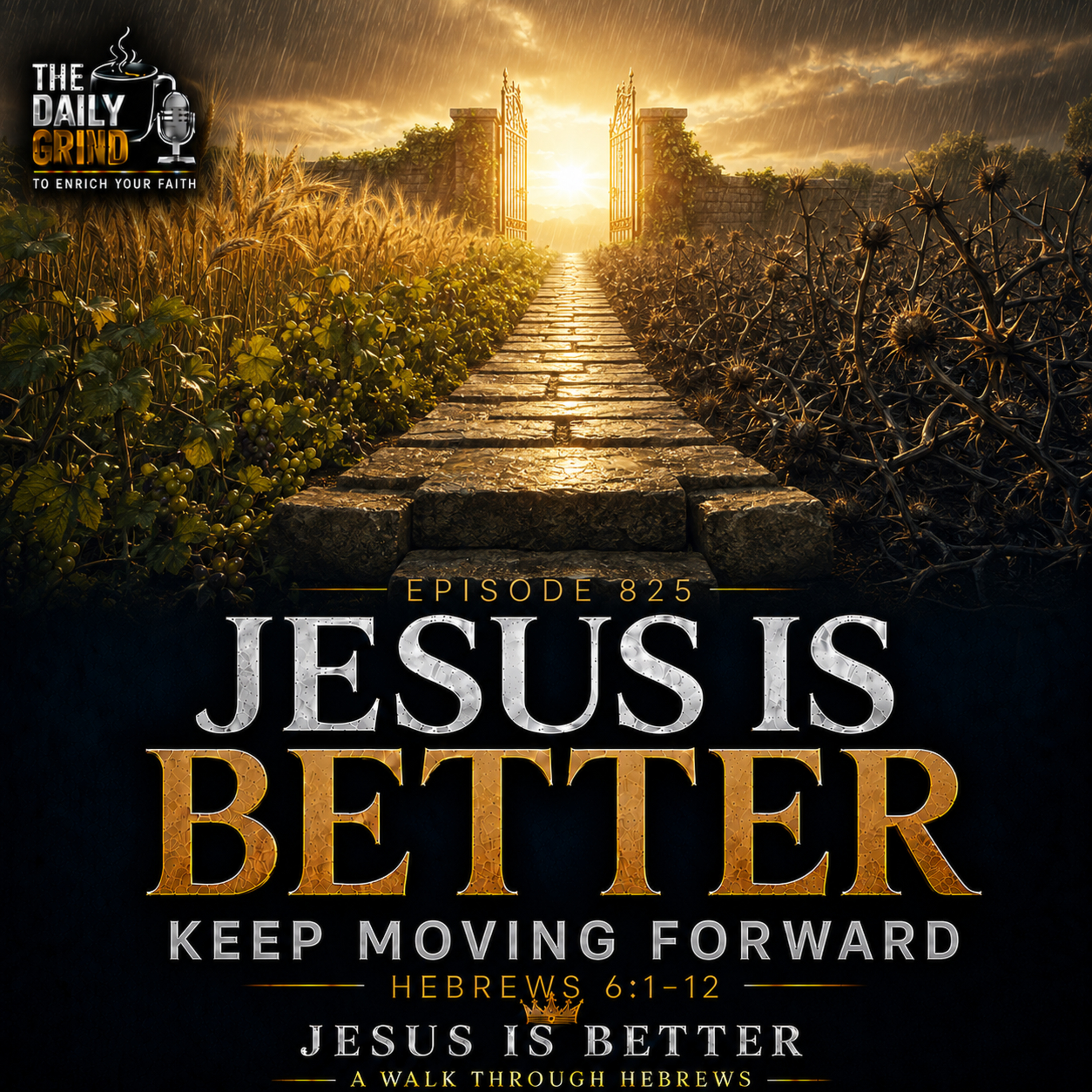 825 — Keep Moving Forward Hebrews 6:1–12 Jesus Is Better — Part 11 episode artwork