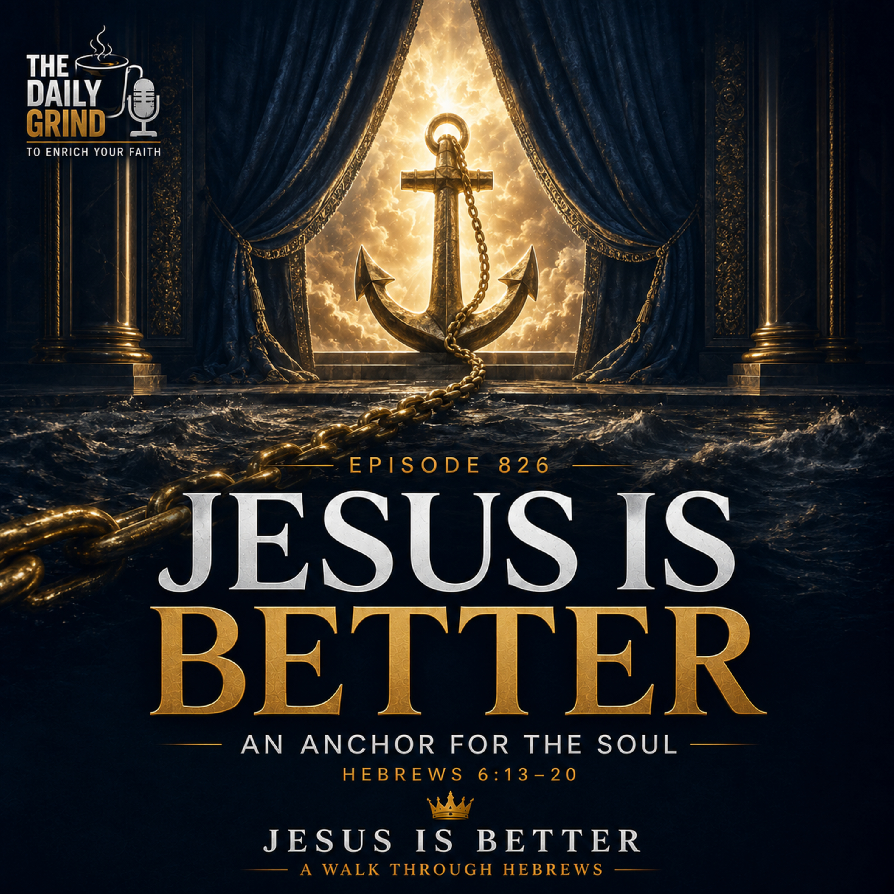 826 An Anchor for the Soul Hebrews 6:13–20 (Jesus Is Better, Part 12) episode artwork