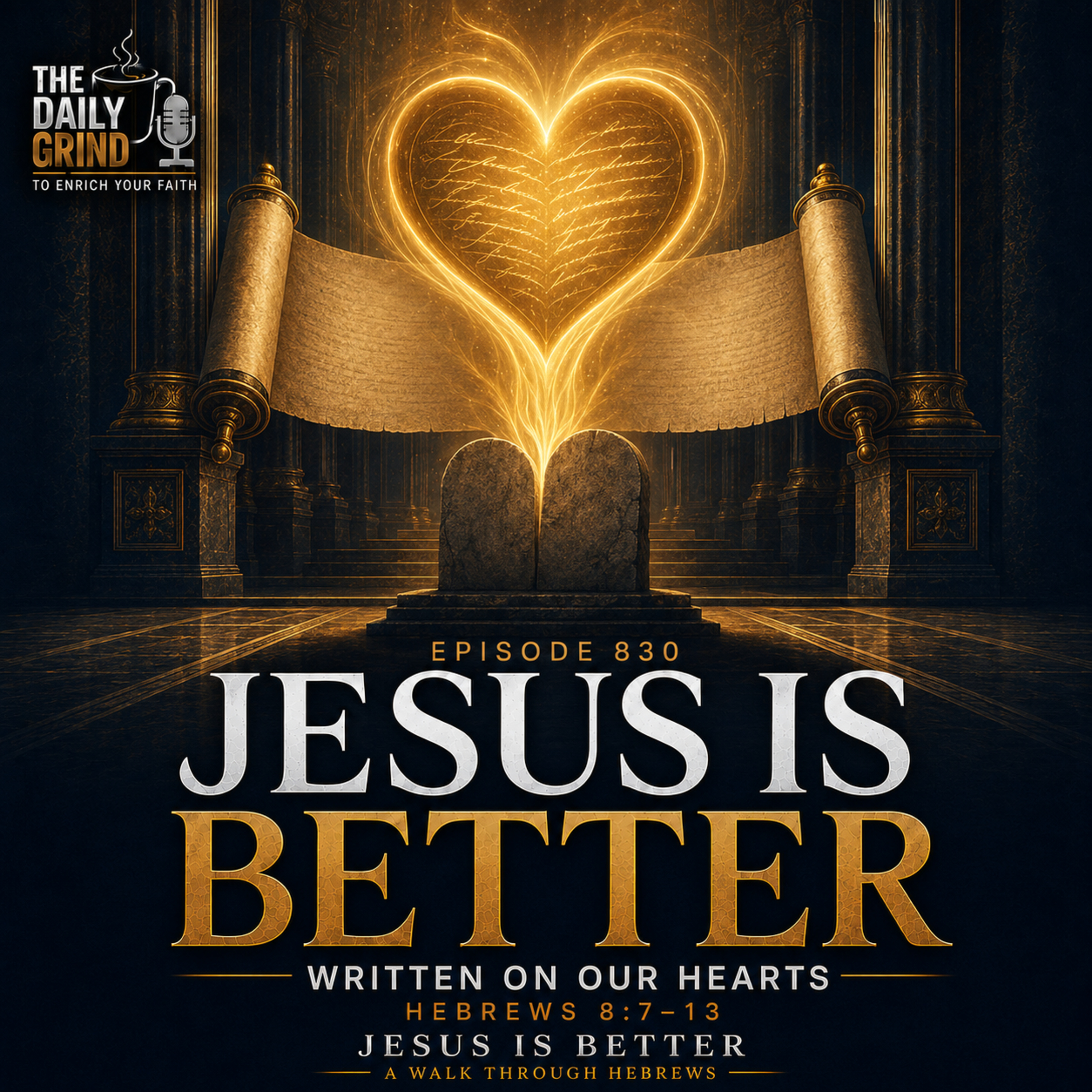 830 Written on Our Hearts Hebrews 8:7–13 (Jesus Is Better, Part 16)