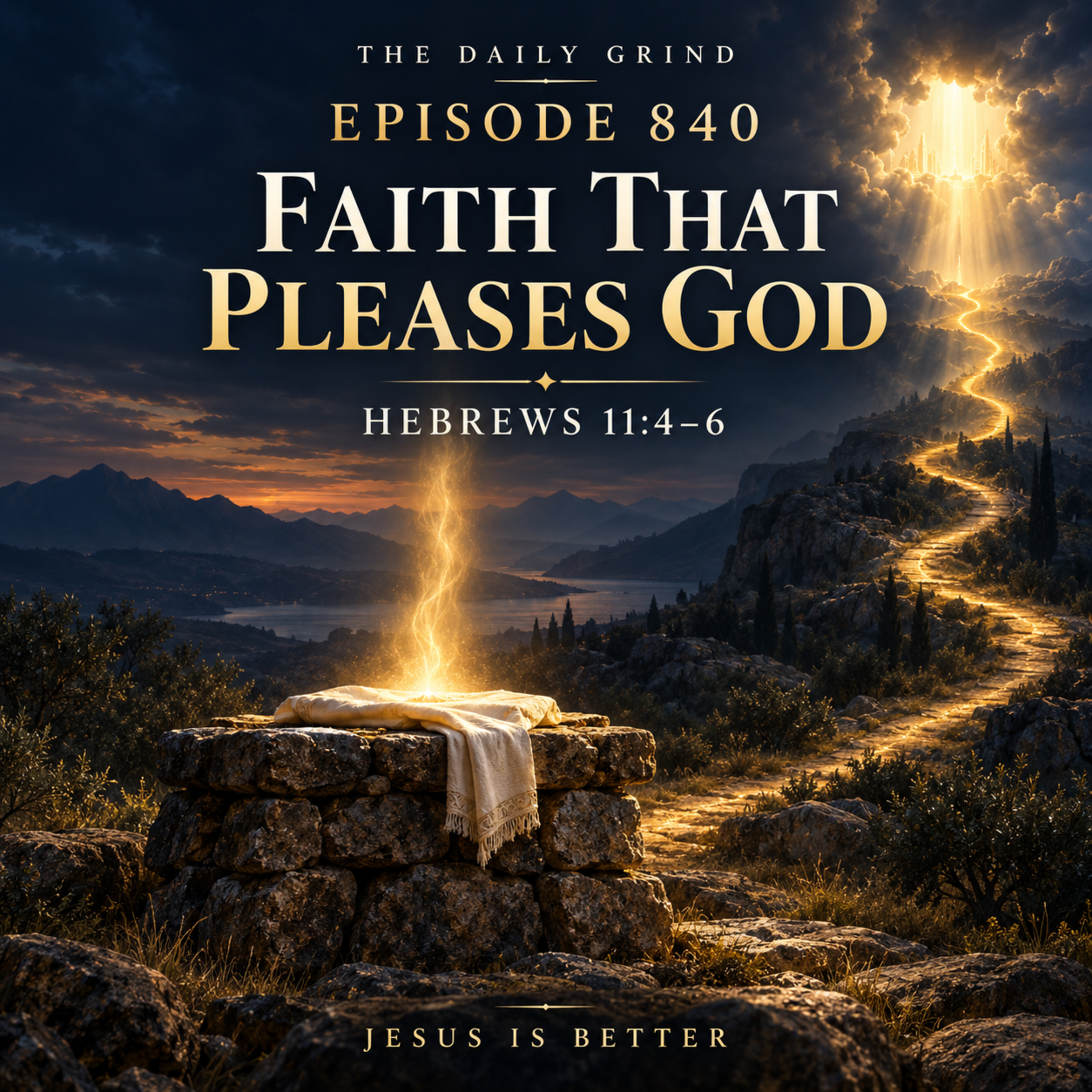 840 Faith That Pleases God Hebrews 11:4–6 (Jesus Is Better, Part 27) episode artwork