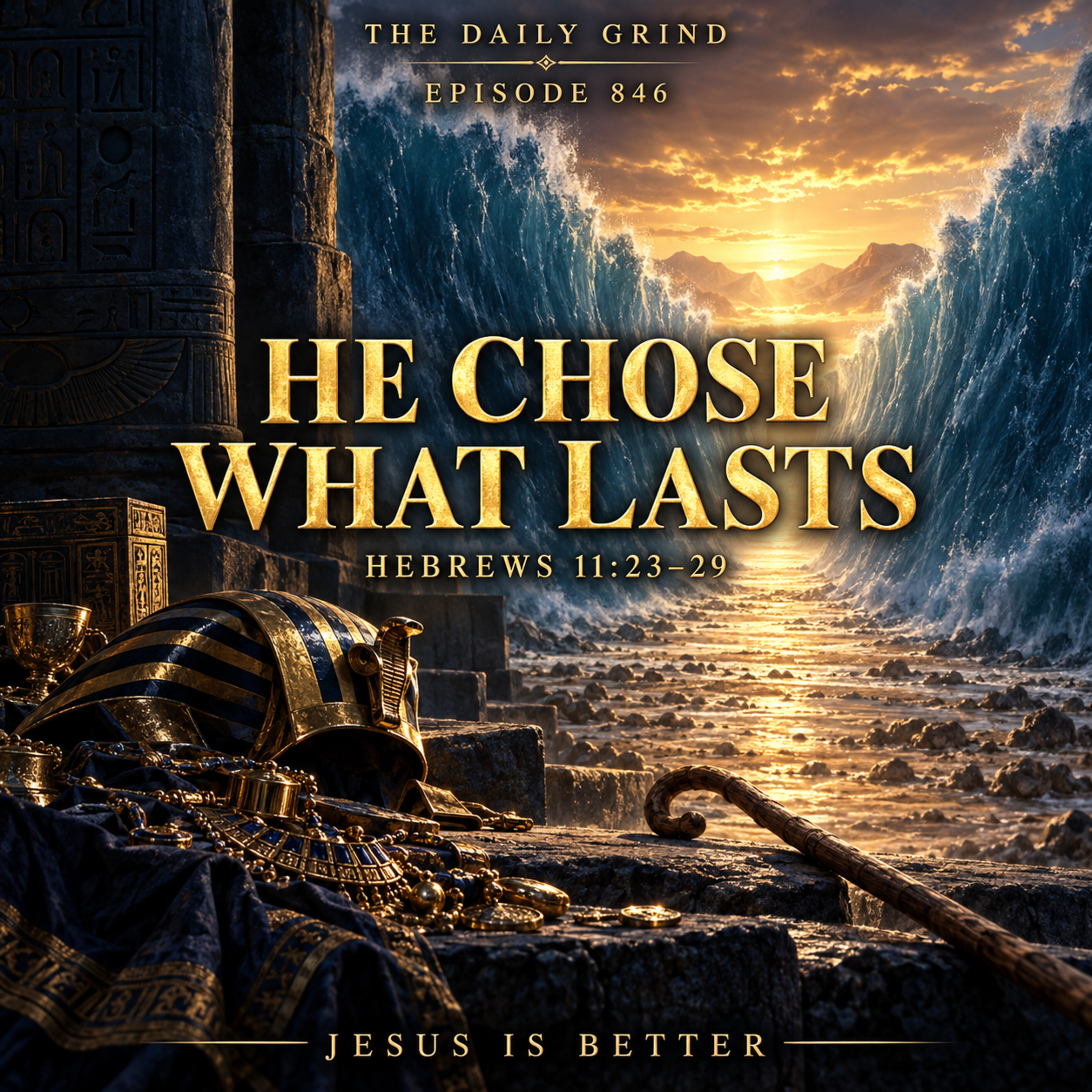 846 He Chose What Lasts Hebrews 11:23–29 (Jesus Is Better, Part 33) episode artwork