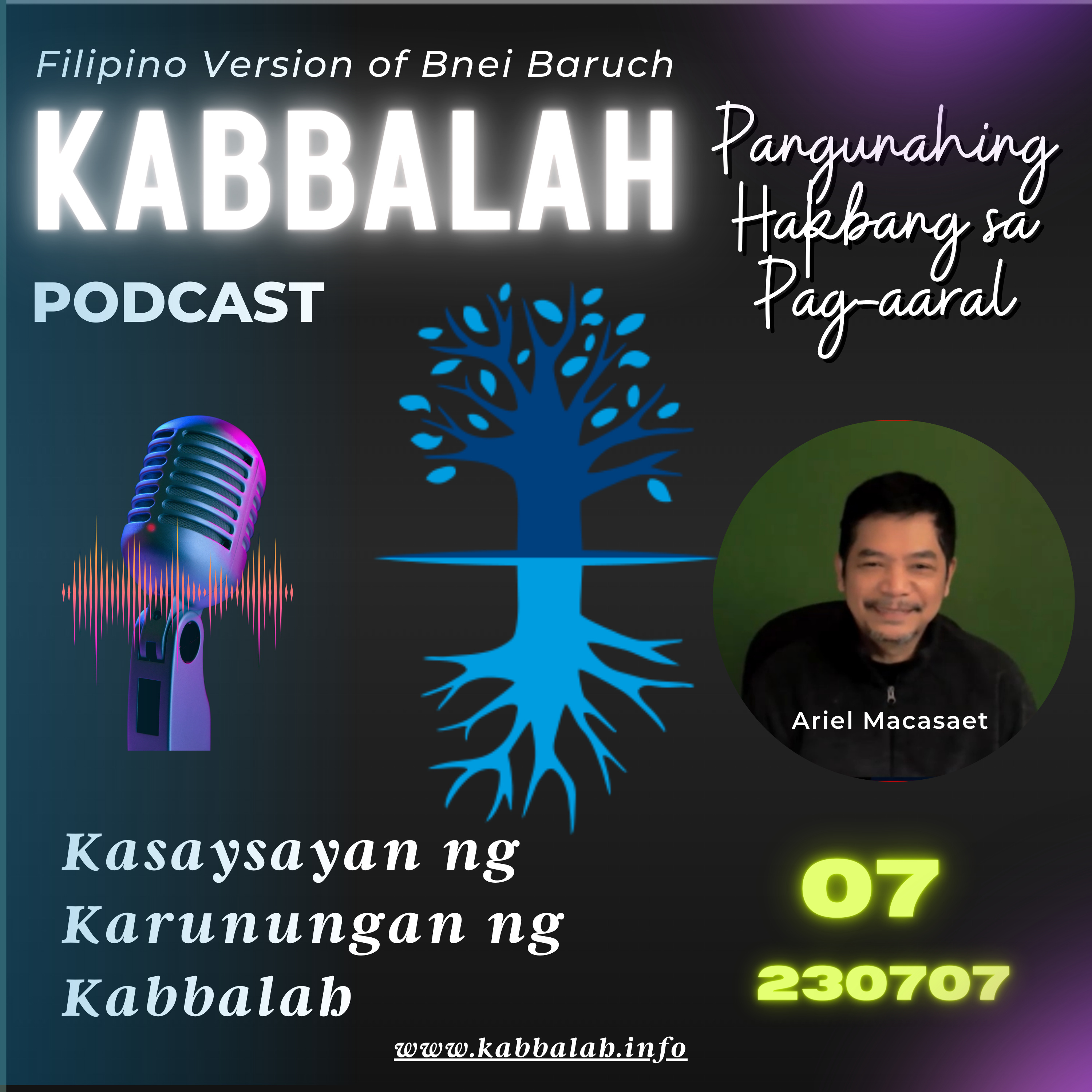 Episode 7-Kasaysayan ng Karunungan ng Kabbalah episode artwork