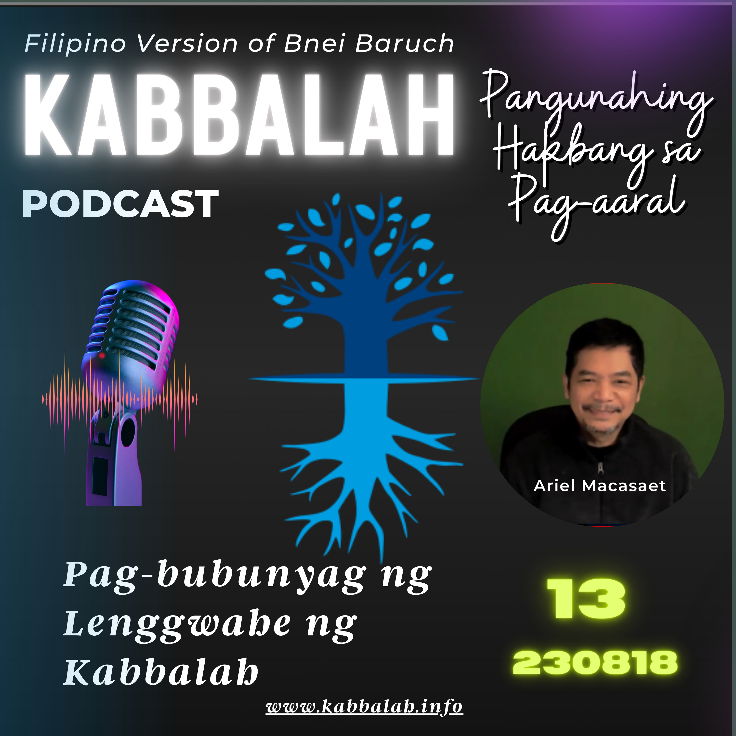 Episode 13- Ang Pag-bubunyag Ng Lenggwahe ng Kabbalah episode artwork
