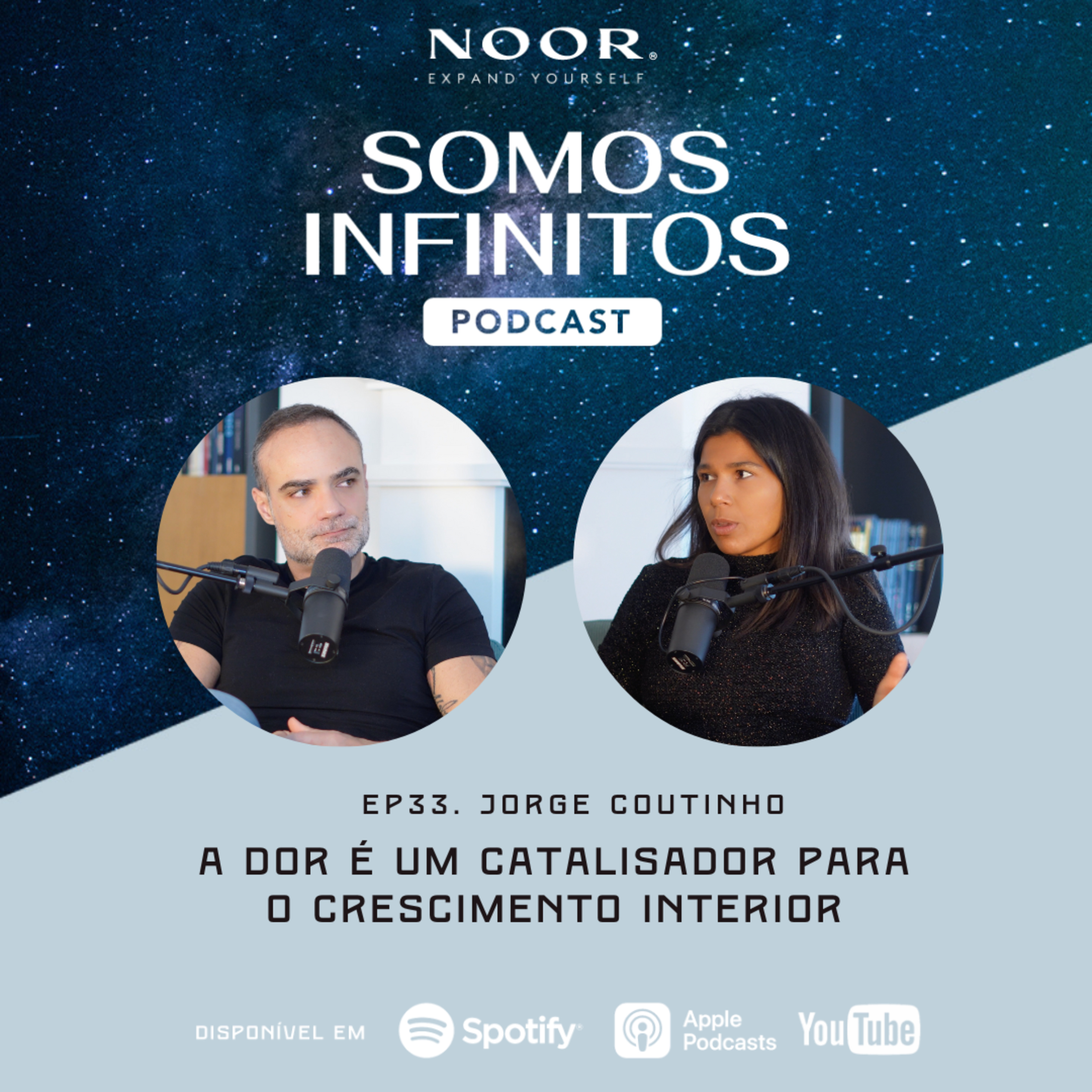 EP33 - Jorge Coutinho - A dor é um catalisador para o crescimento interior