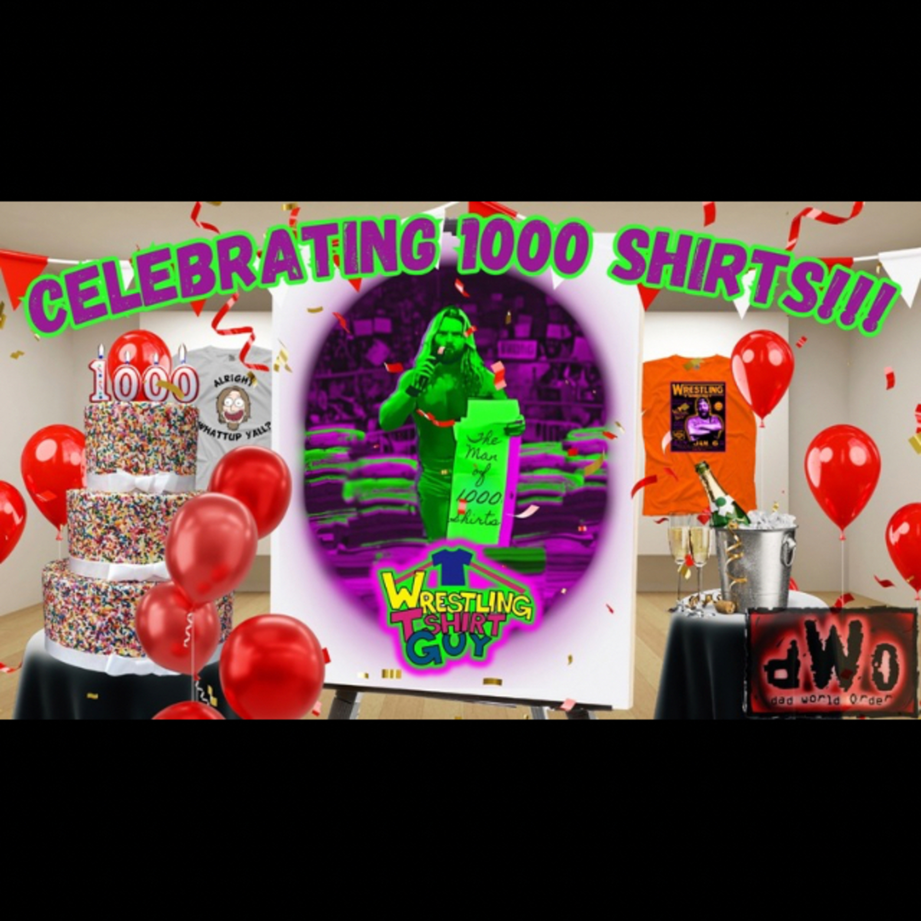 The dWoPodcast presents: A Celebration of 1000 Shirts!!! episode artwork