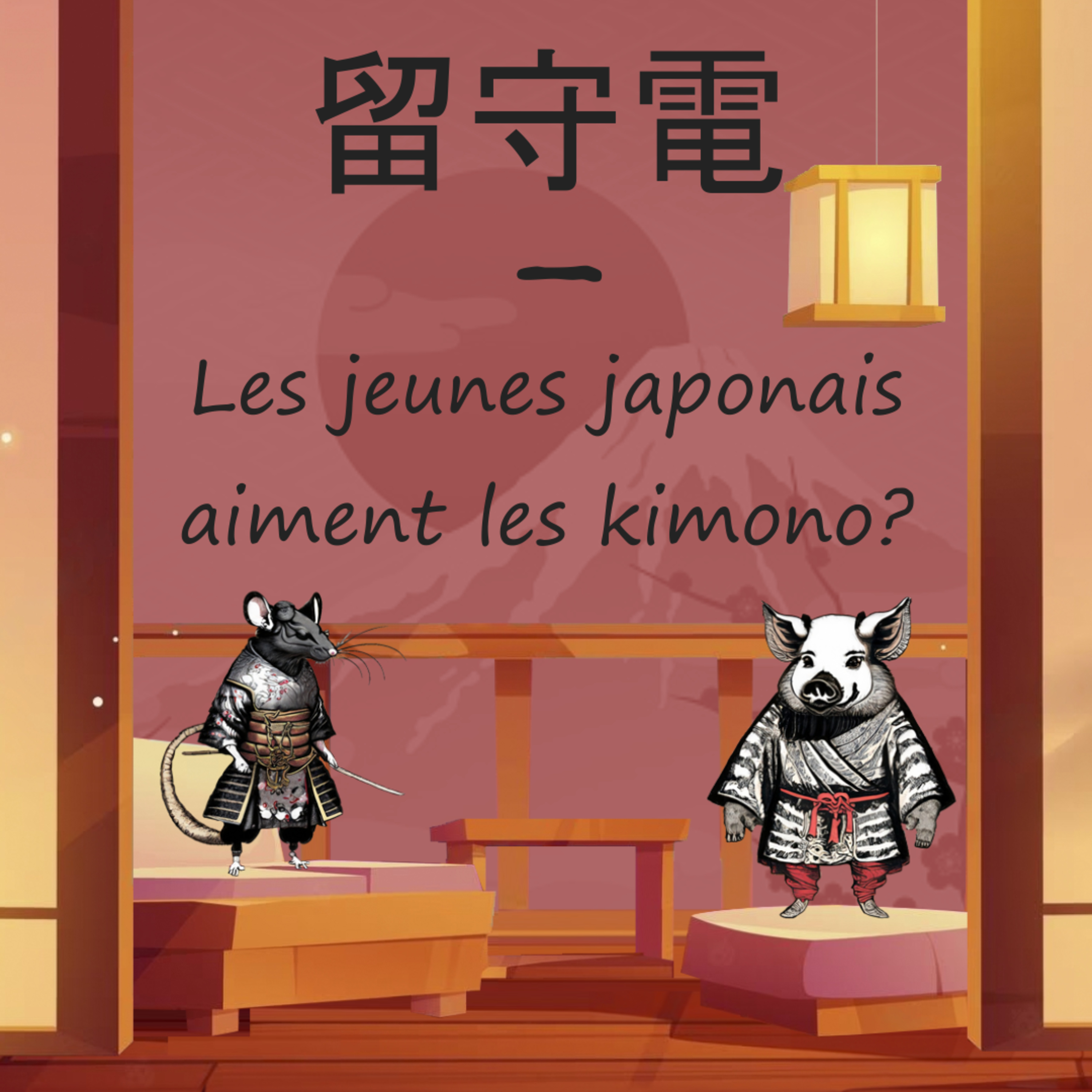 留守電 - Les jeunes japonais aiment les kimono ? 