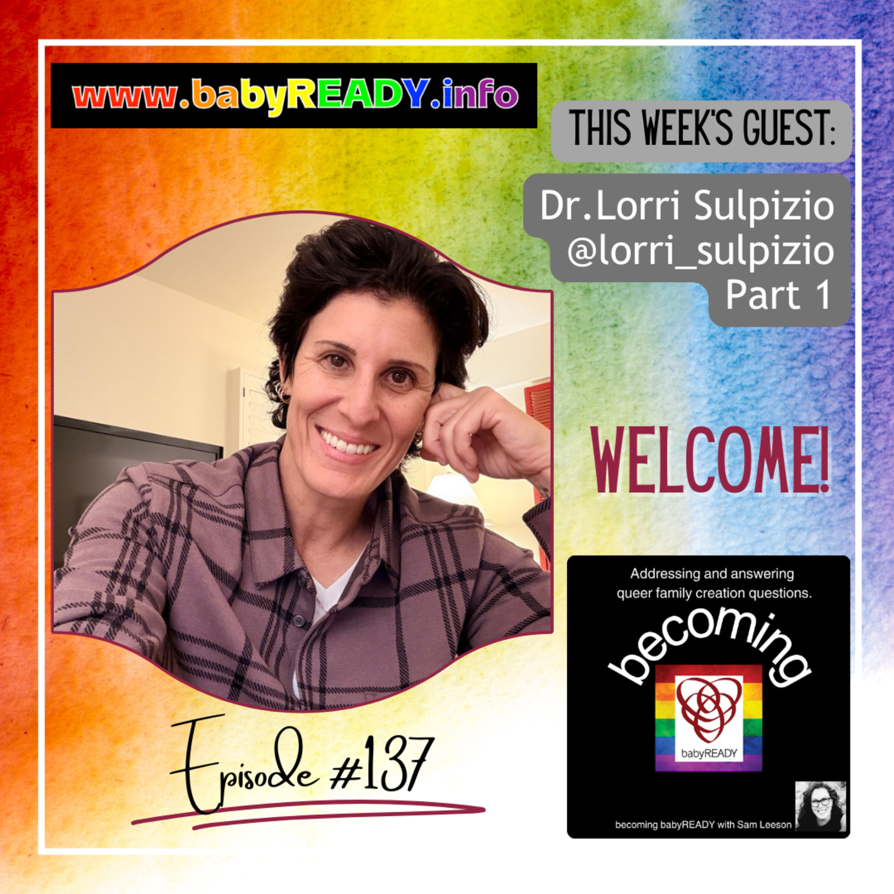 "Fighting for Family: Queer Parenthood, Legal Battles & the Love That Built It All" with Dr. Lorri Sulpizio episode artwork