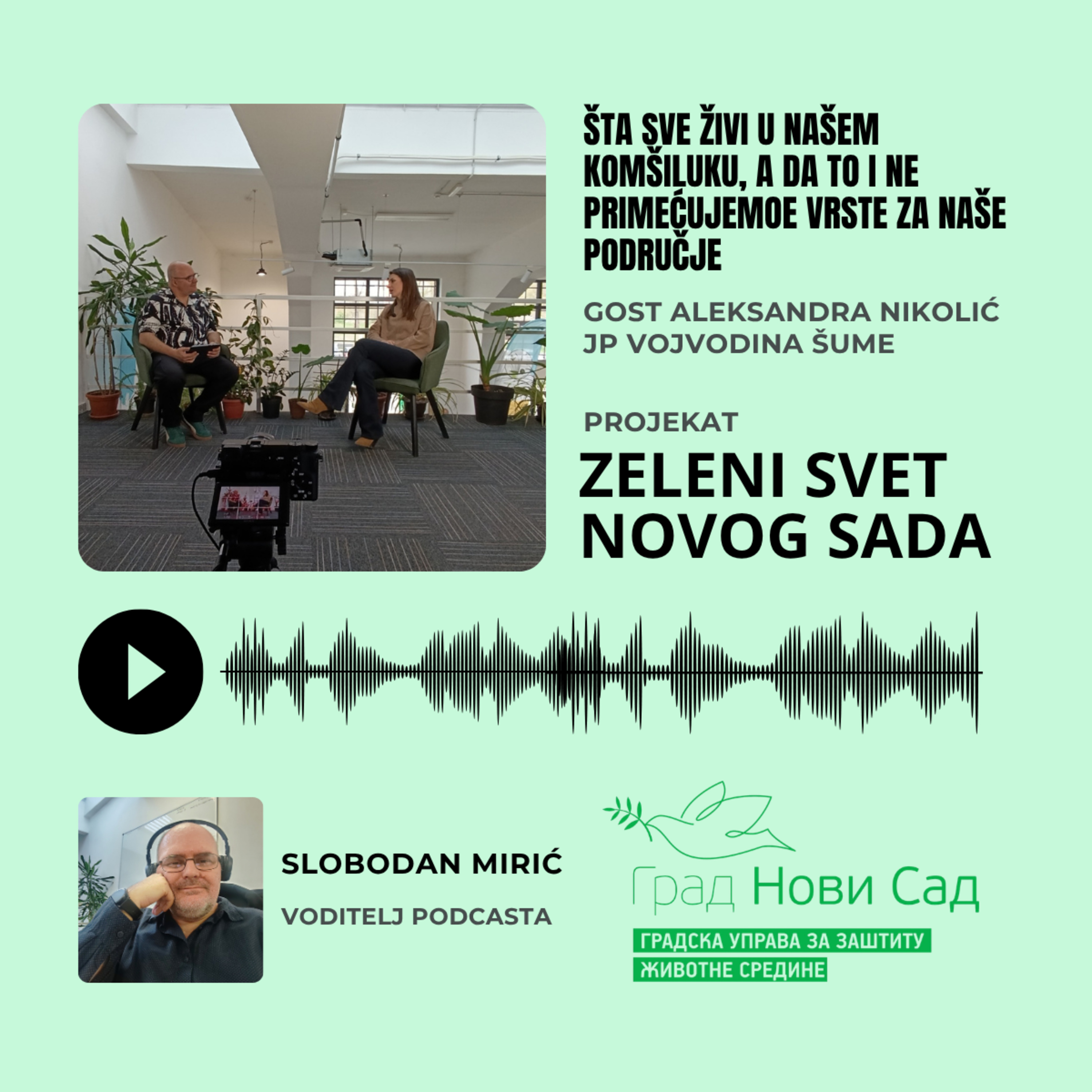Zeleni svet Novog Sada - Tema: Šta sve živi u našem komšiluku, a da to i ne primećujemo  episode artwork