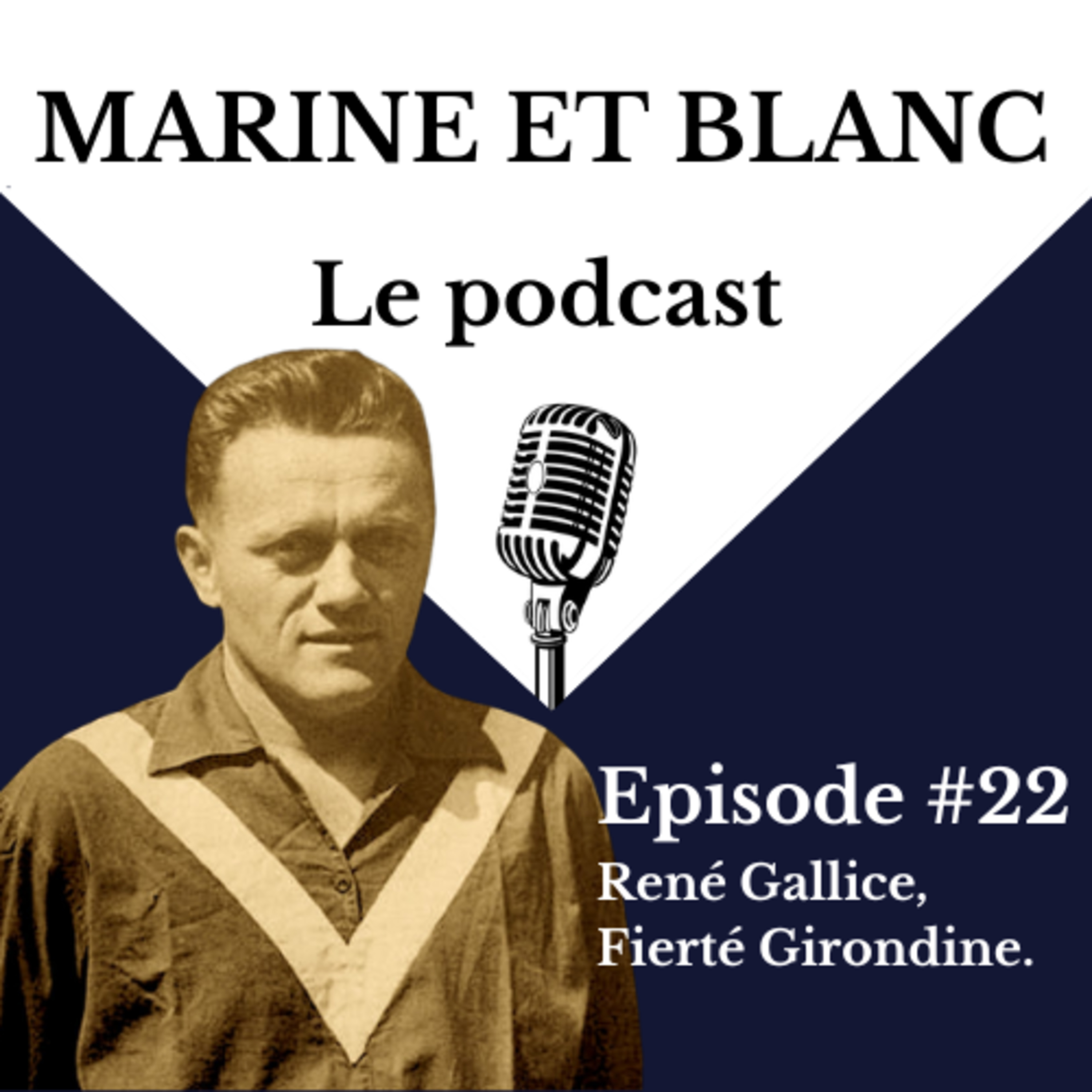 Episode #22 - René Gallice, fierté Girondine - Marine et Blanc - Le podcast
