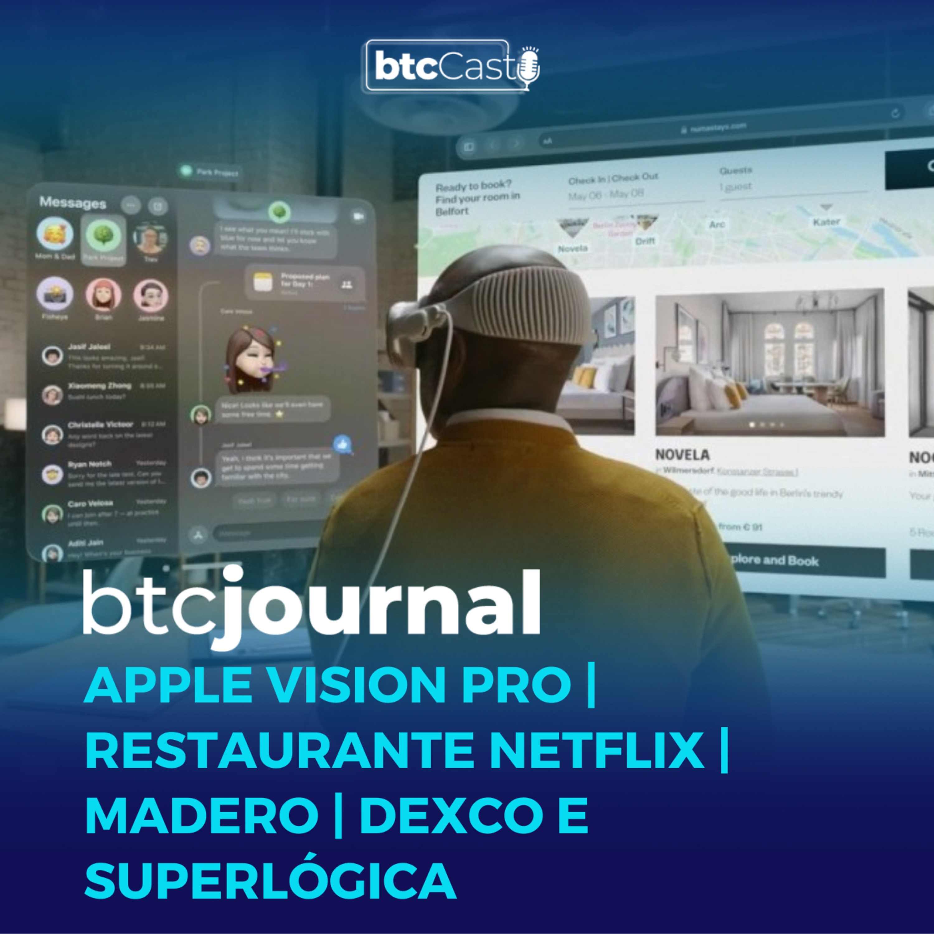 Apple Vision Pro, Restaurante Netflix, Madero, Dexco e Superlógica | BTC Journal 15/06/23 episode artwork