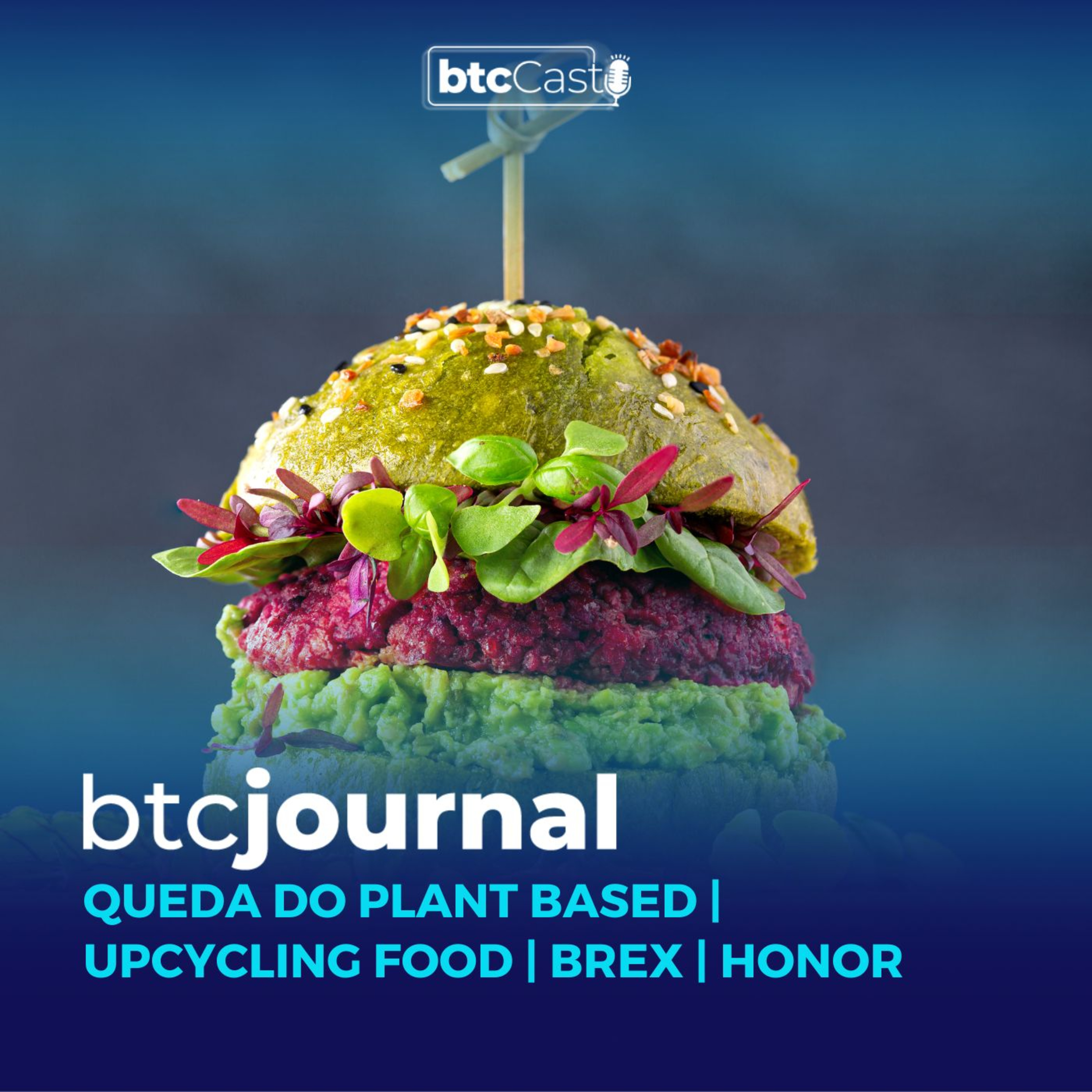 A queda do plant-based, Upcycling food, Aleph Farms, Brex e Honor | BTC Journal episode artwork