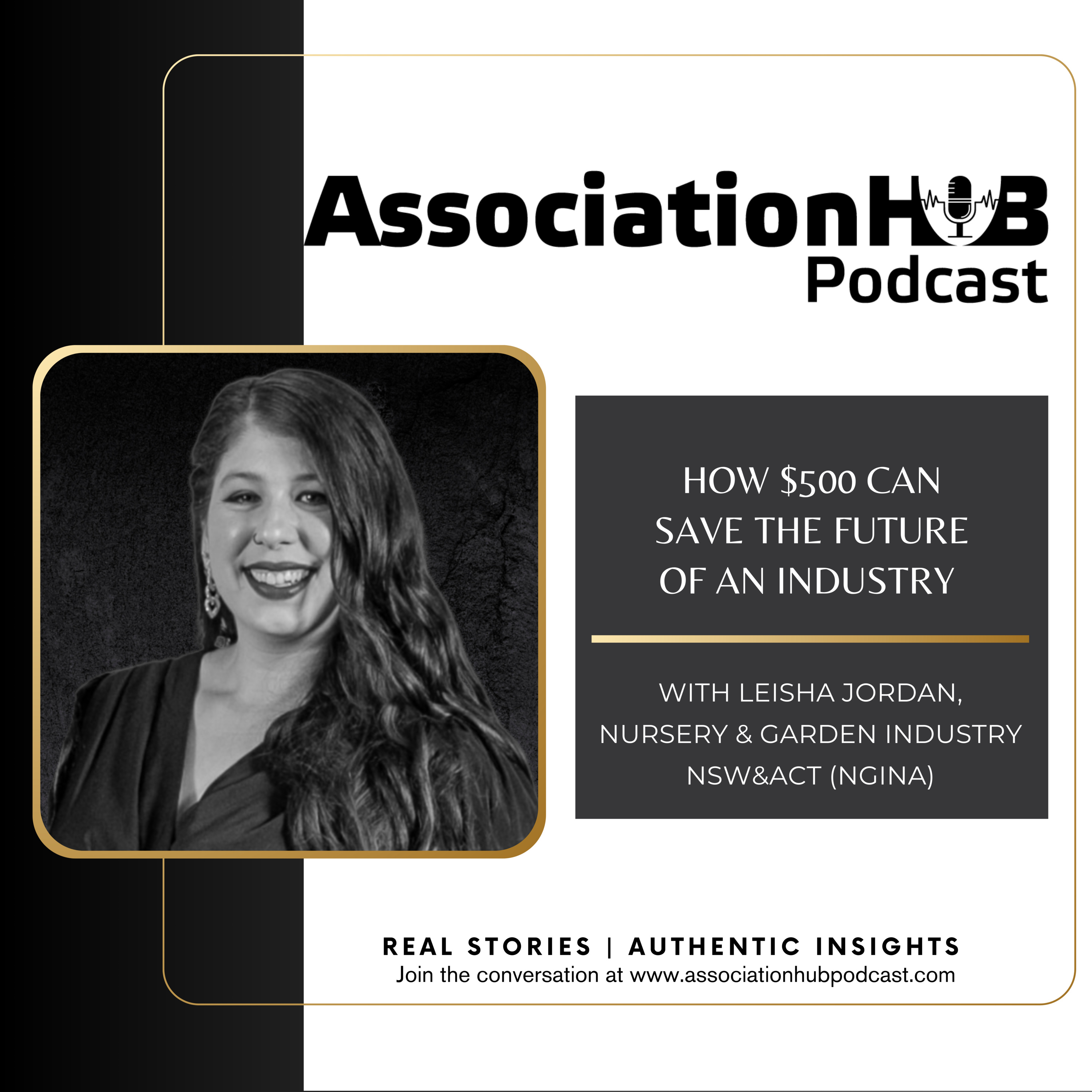 #36: How $500 Can Save the Future of an Industry with Leisha Jordan, NGINA  episode artwork