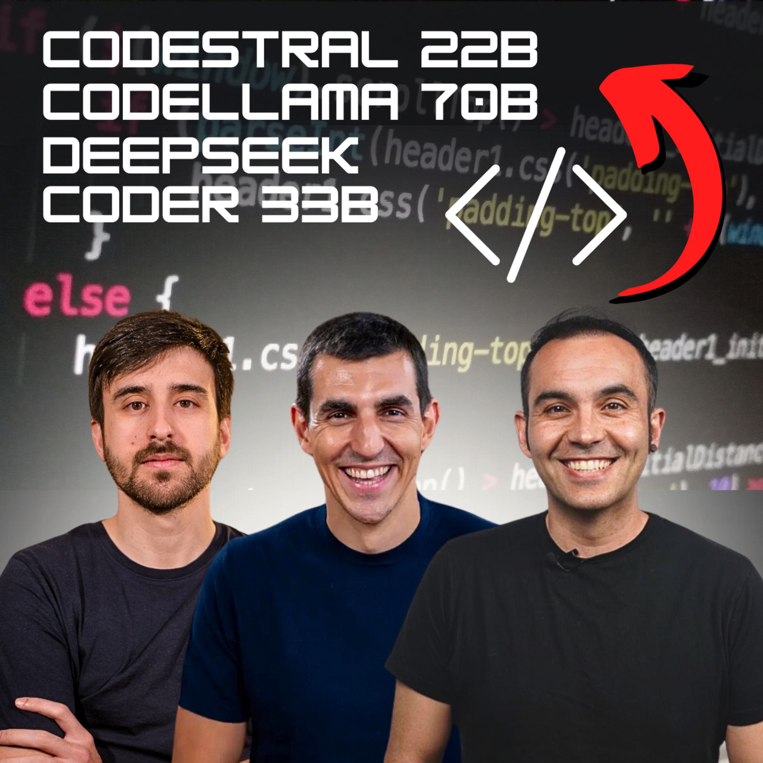 E56 - IA y programación: Codestral 22B, CodeLlama 70B, DeepSeek Coder 33B… ¿Cuál es el mejor modelo?
