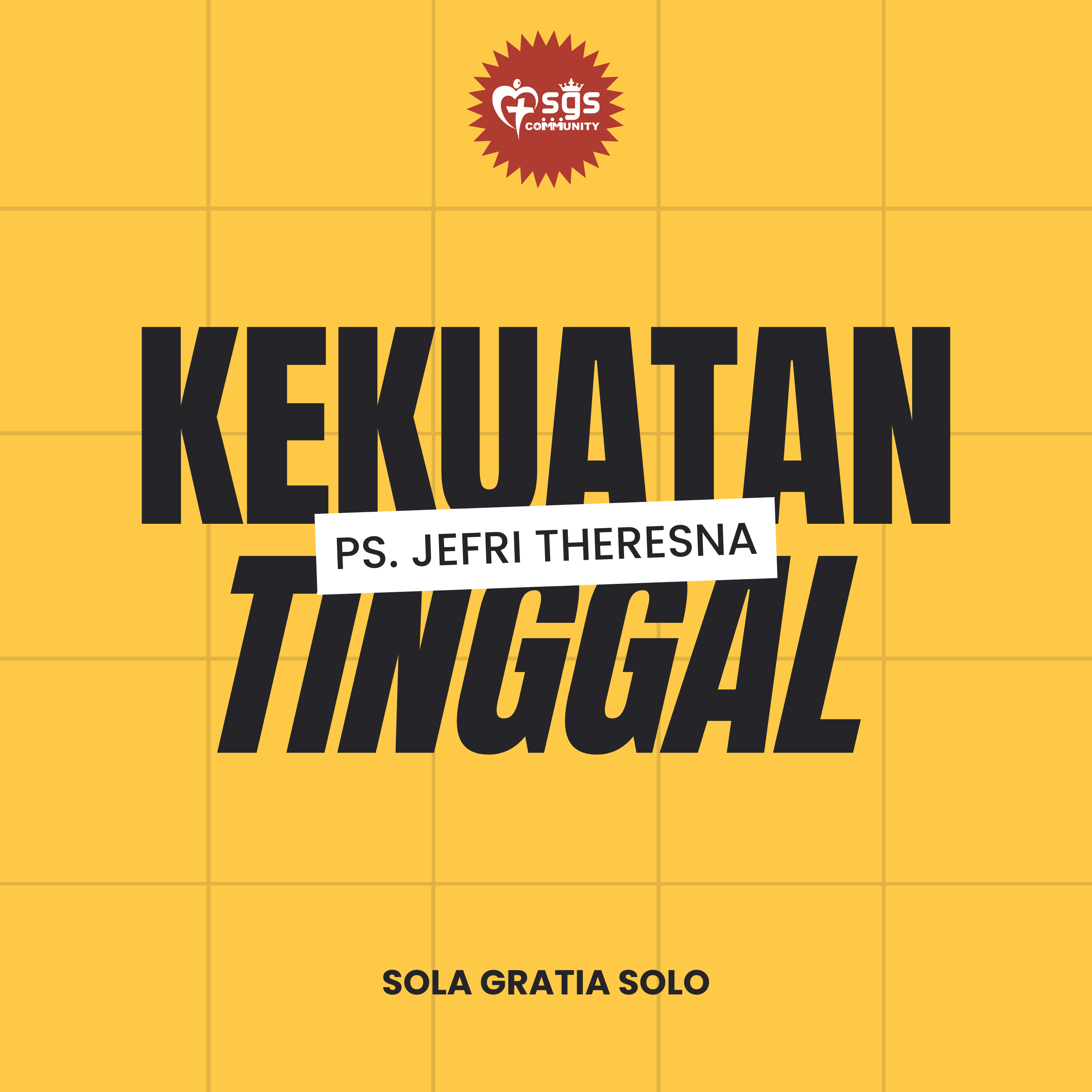 SOLA GRATIA SOLO | SGS COMMUNITY