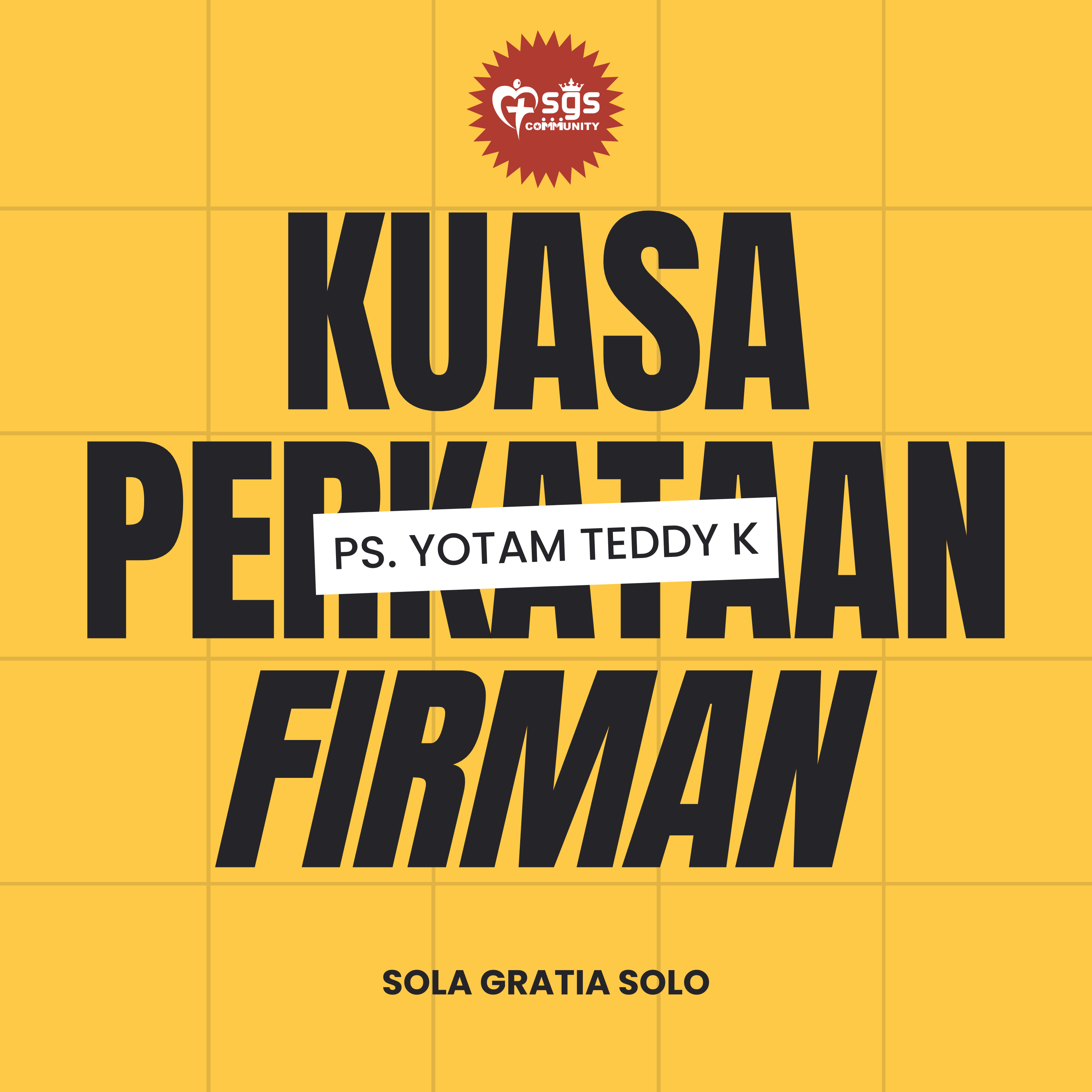 SOLA GRATIA SOLO | SGS COMMUNITY