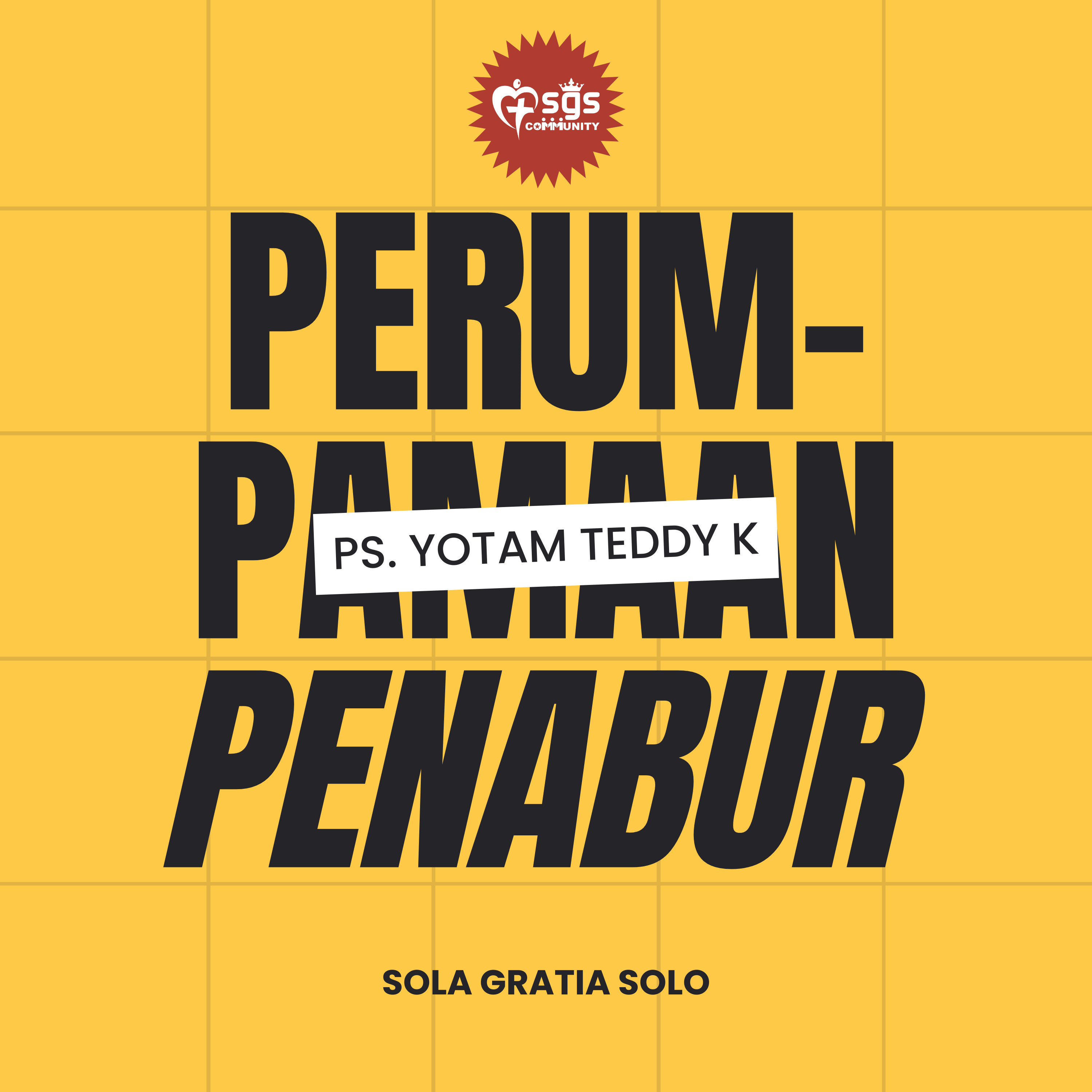 SOLA GRATIA SOLO | SGS COMMUNITY