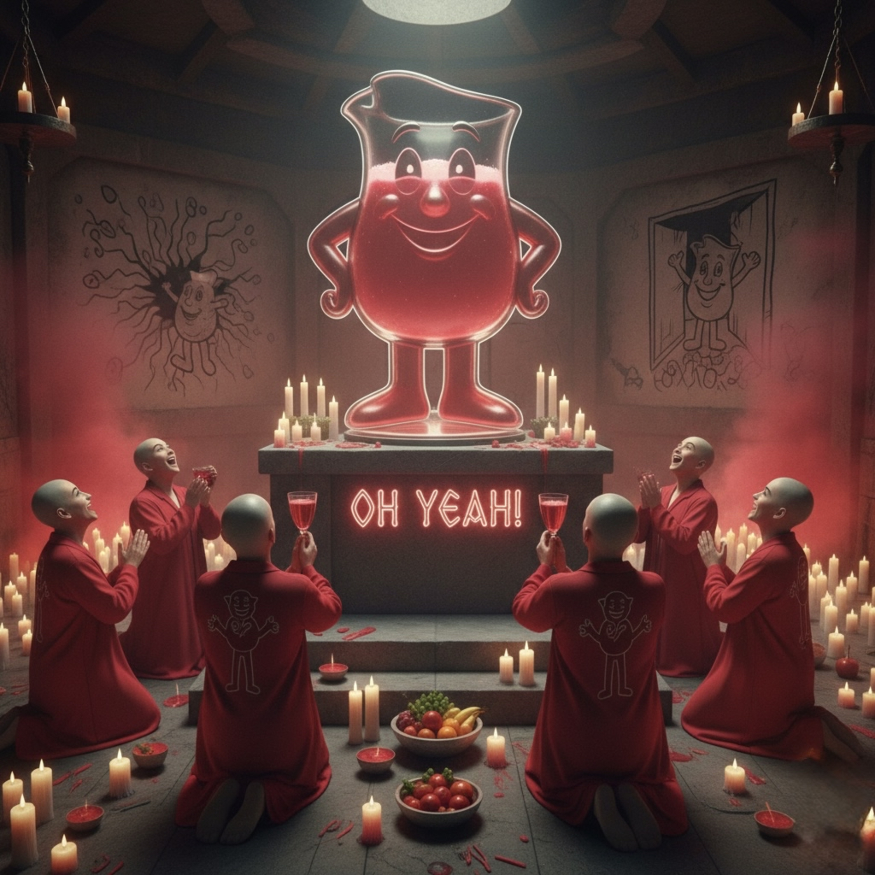 Let’s start a cult: what’s your fave kool aid  episode artwork
