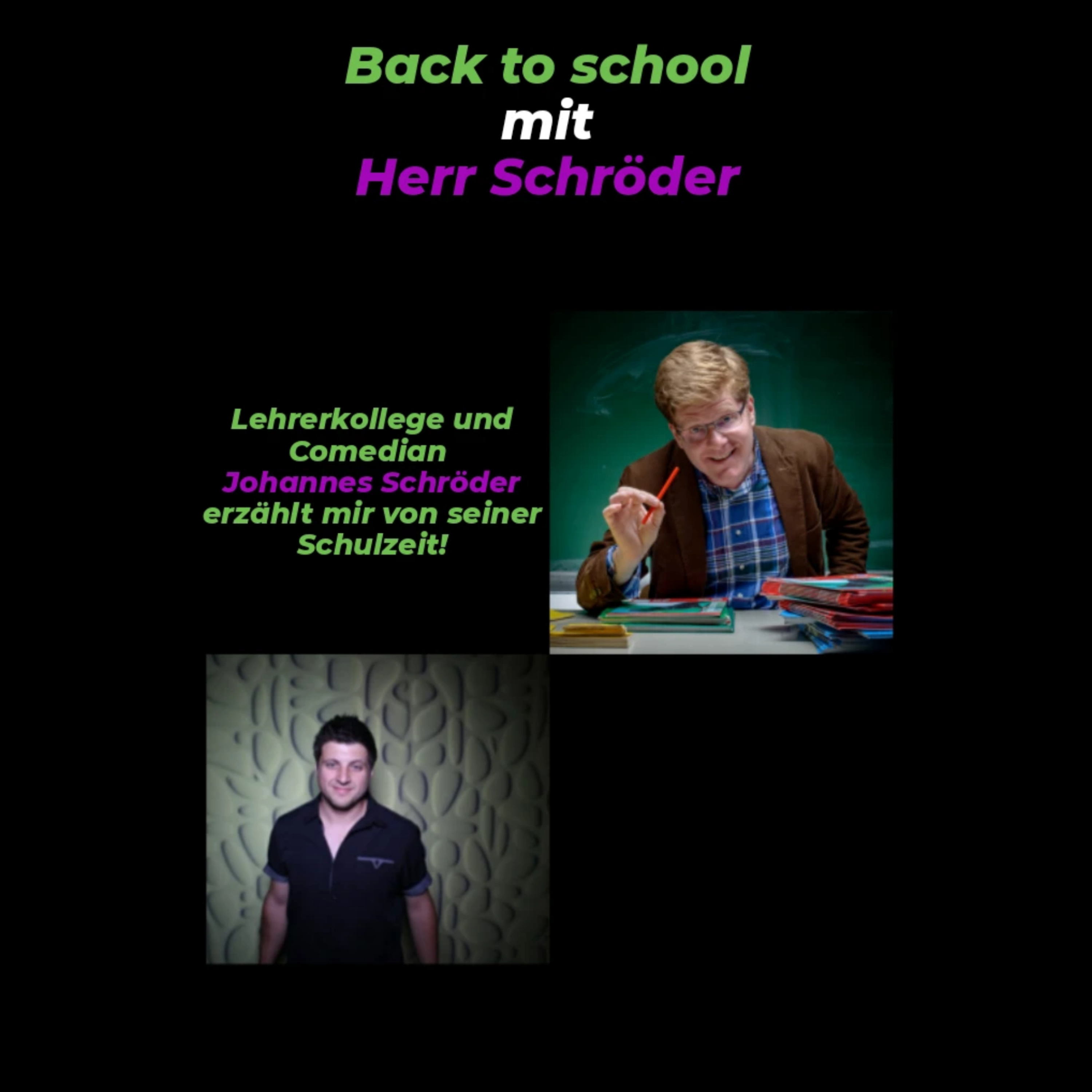 Back to schoolPromis in der Schule mit Gianni Gelardi