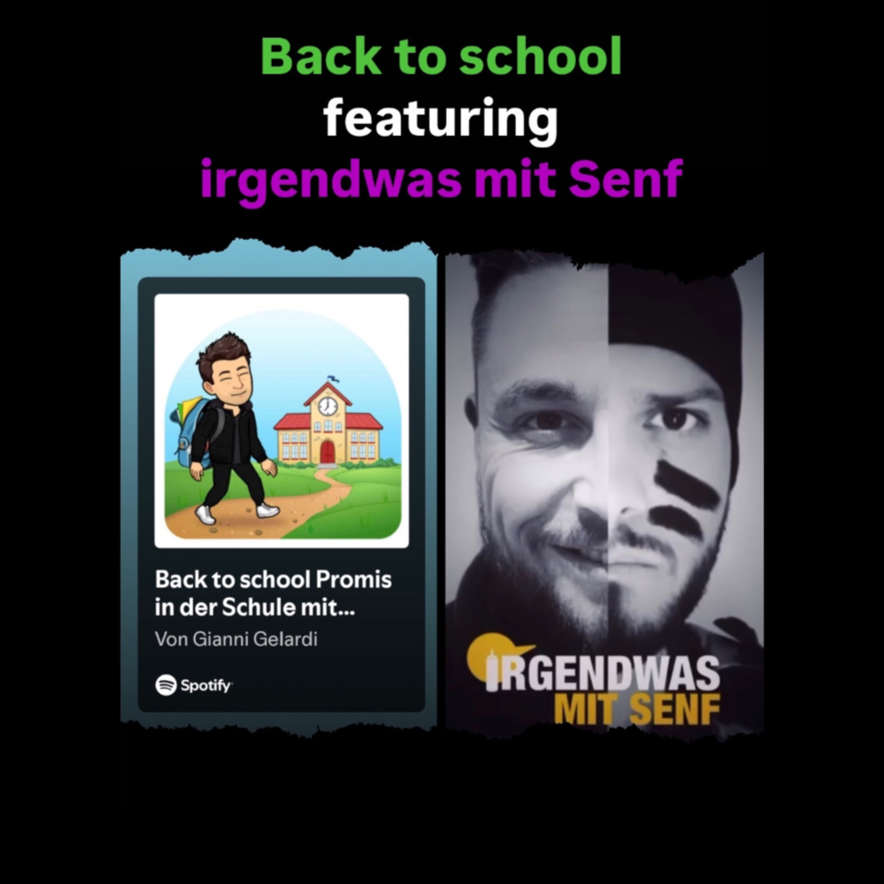 Back to schoolPromis in der Schule mit Gianni Gelardi