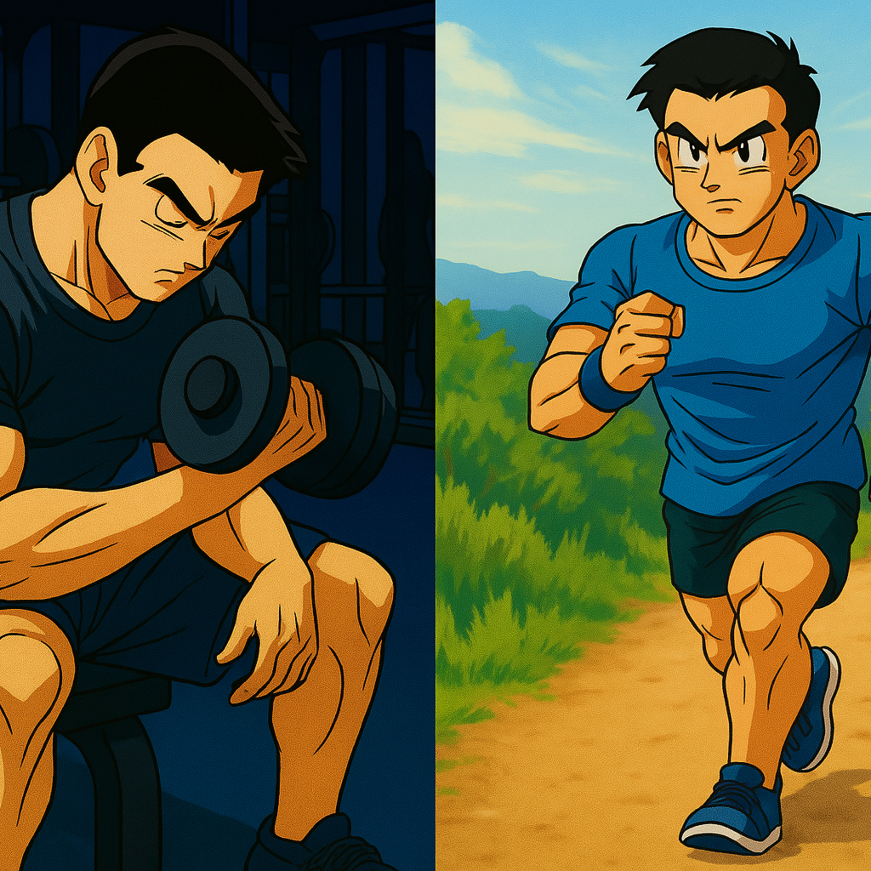 Capítulo 463, Gimnasio contra ejercicio al aire libre.  episode artwork