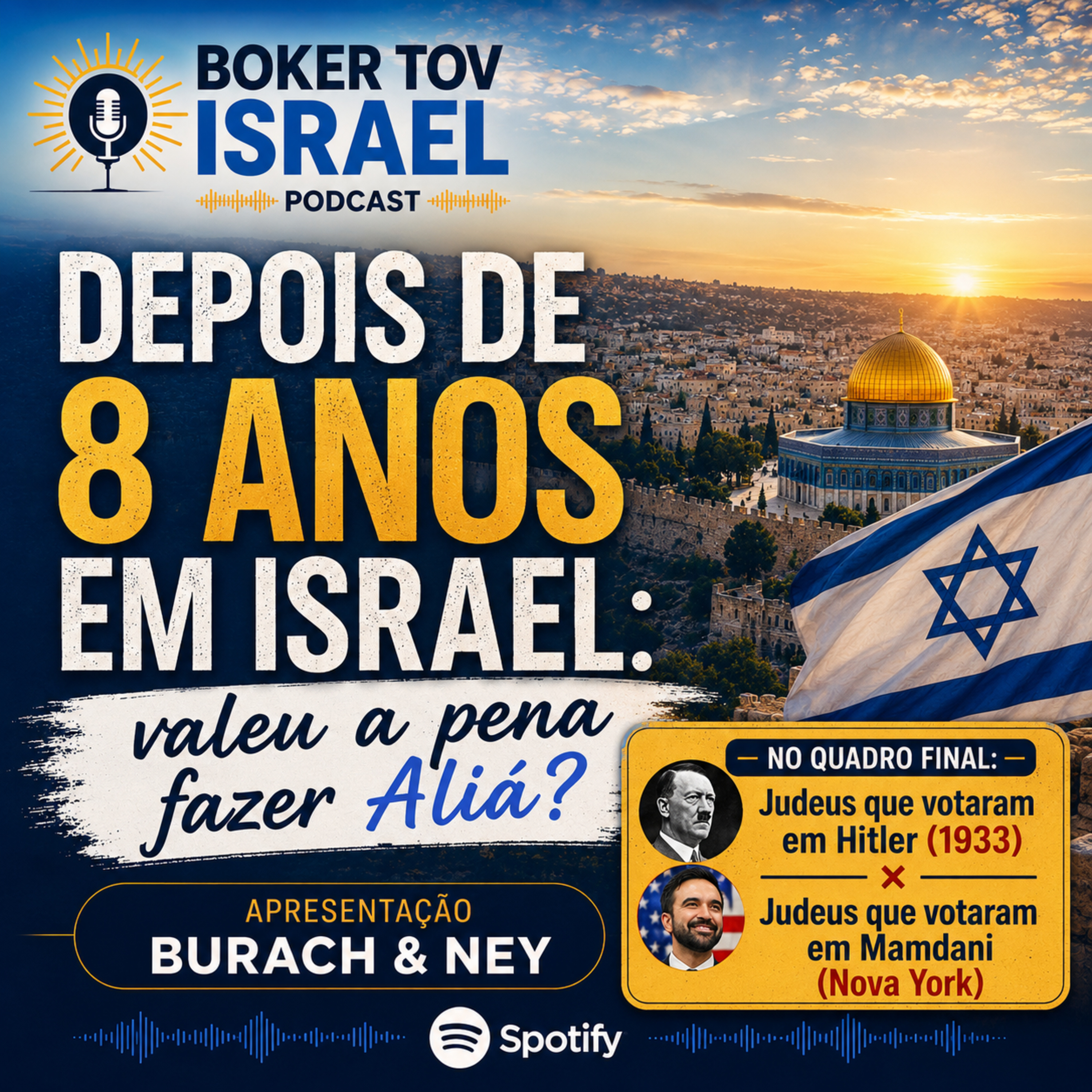 Depois de 8 anos em Israel: Valeu a pena fazer Alyiah? episode artwork