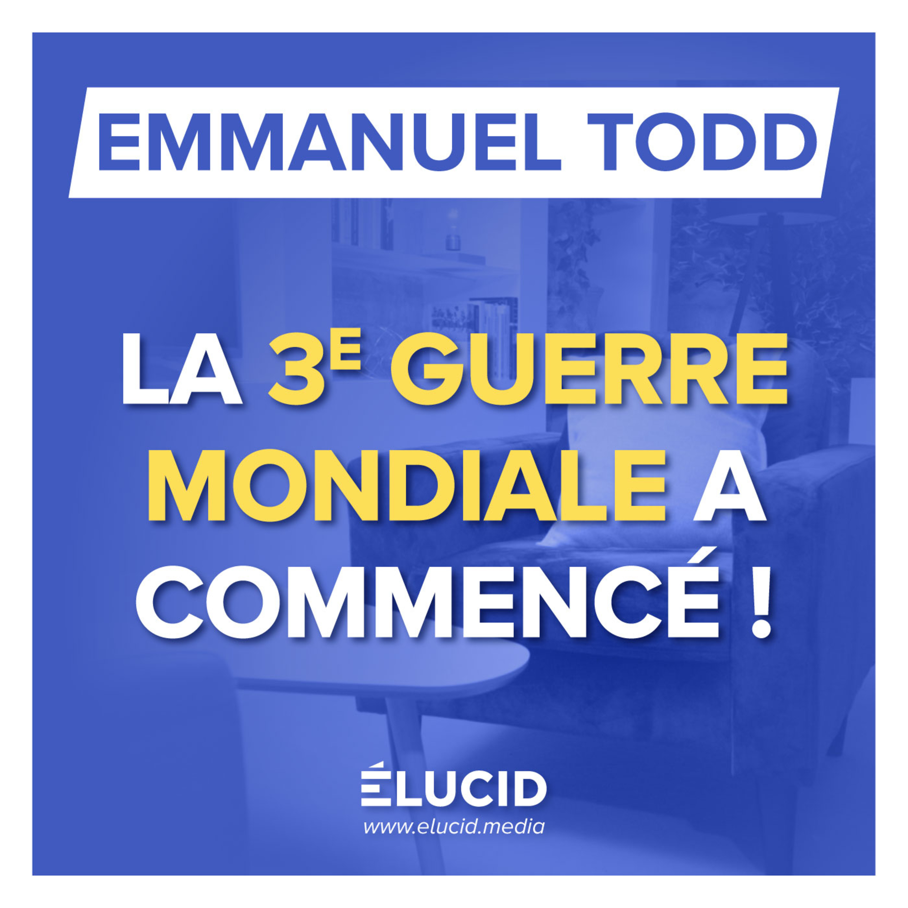 LA 3E GUERRE MONDIALE A COMMENCÉ : L'ESCALADE EN UKRAINE VA TOUT CHANGER - Emmanuel Todd