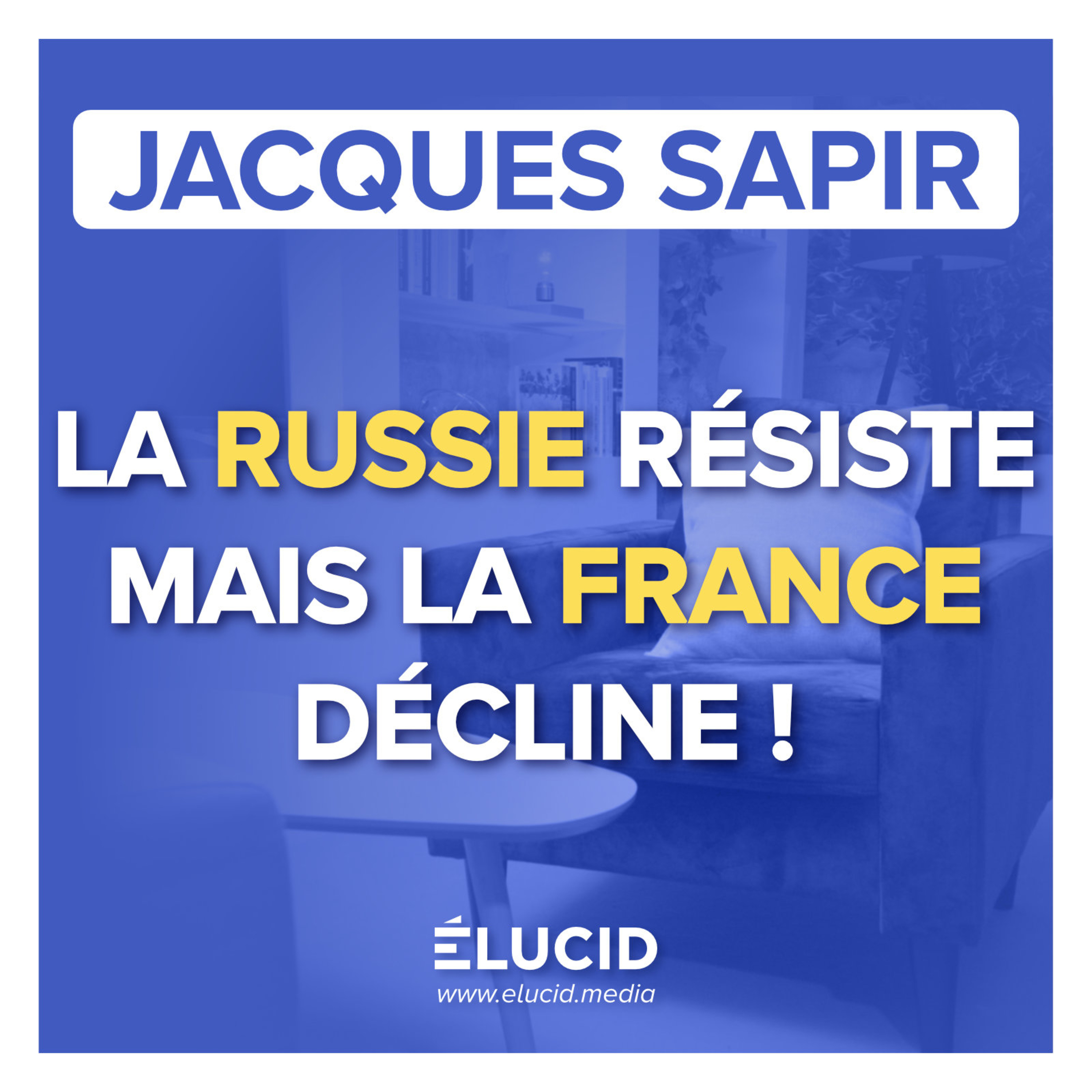 L'ÉCONOMIE RUSSE NE S'EST PAS EFFONDRÉE...MAIS LA NÔTRE VA MAL ! - Jacques Sapir episode artwork