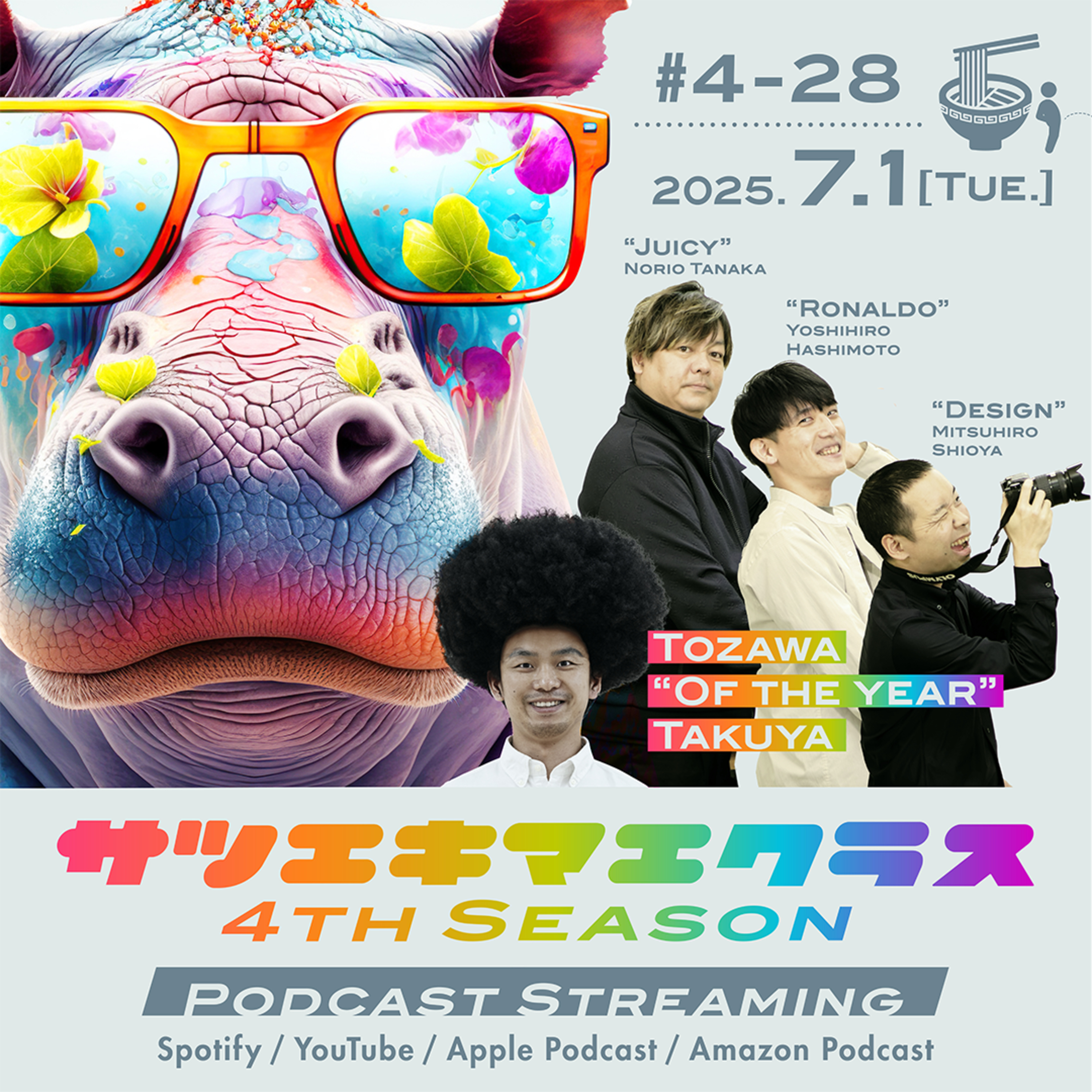 #4-28「TOZAWA of the YEAR.」 episode artwork