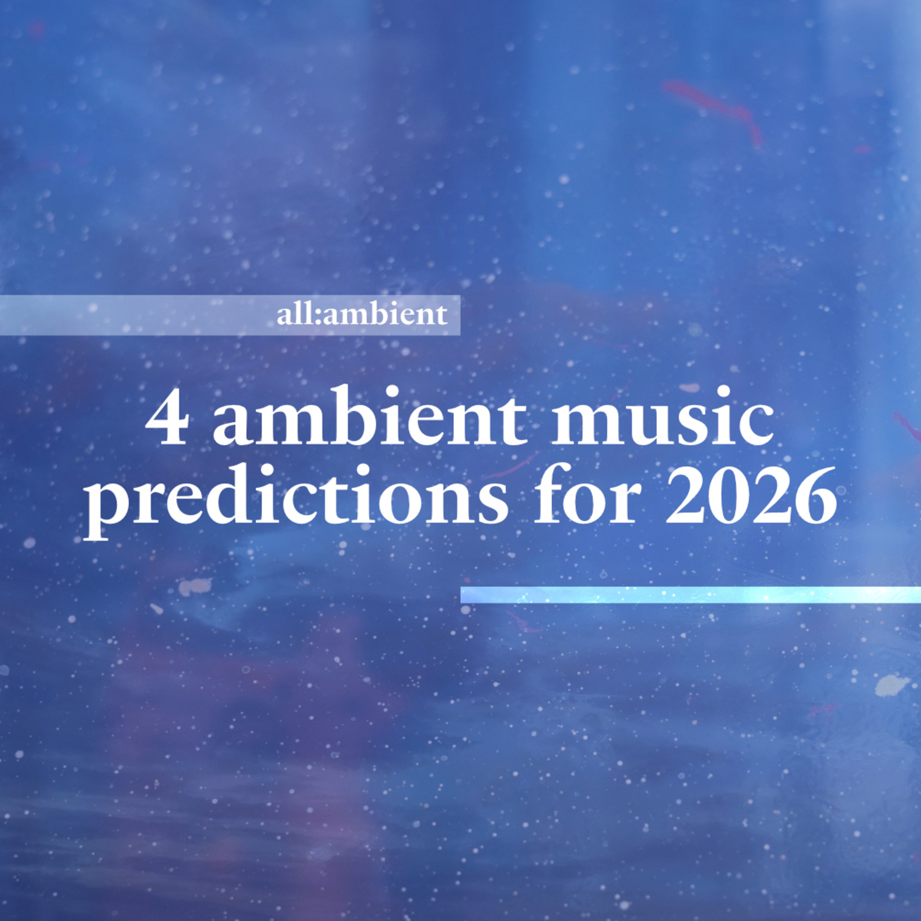 predictions for 2026 and beyond!