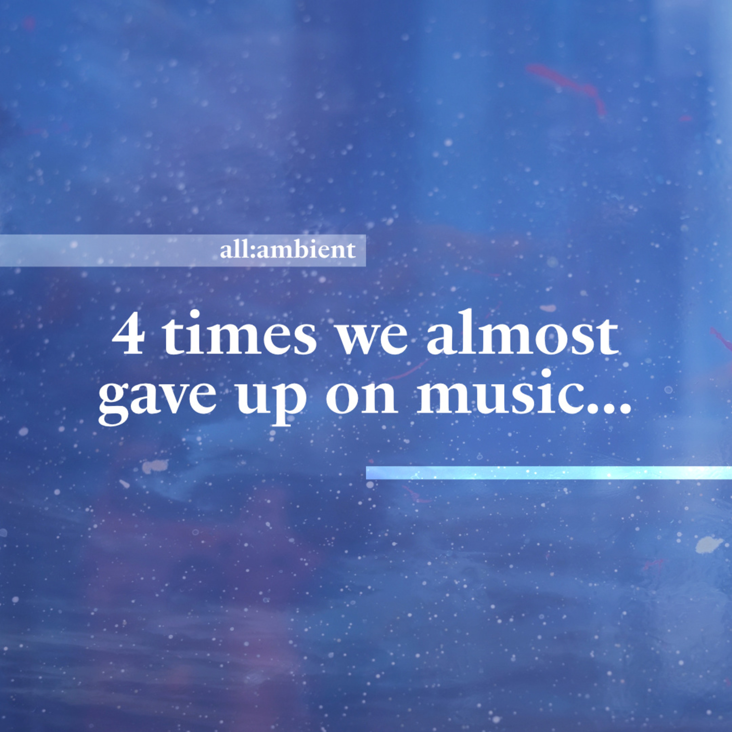 "what was the most difficult moment in your music journey?" episode artwork