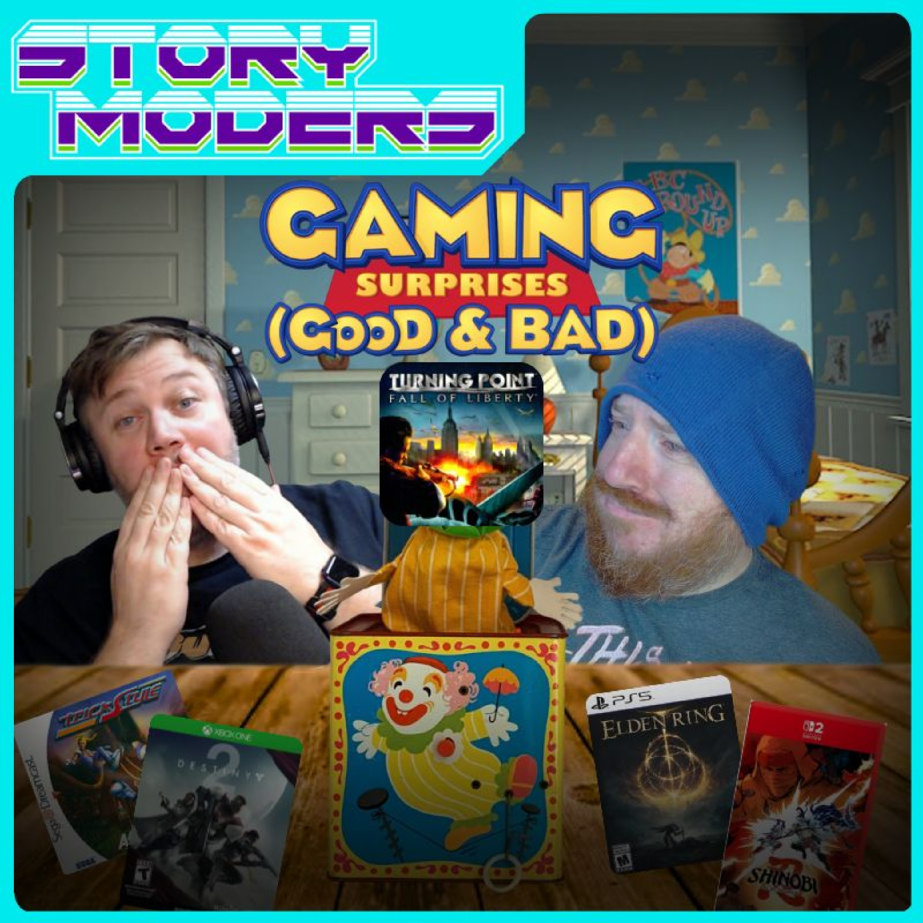 Our Biggest Gaming Surprises (Good & Bad) - Storymoders Podcast episode artwork