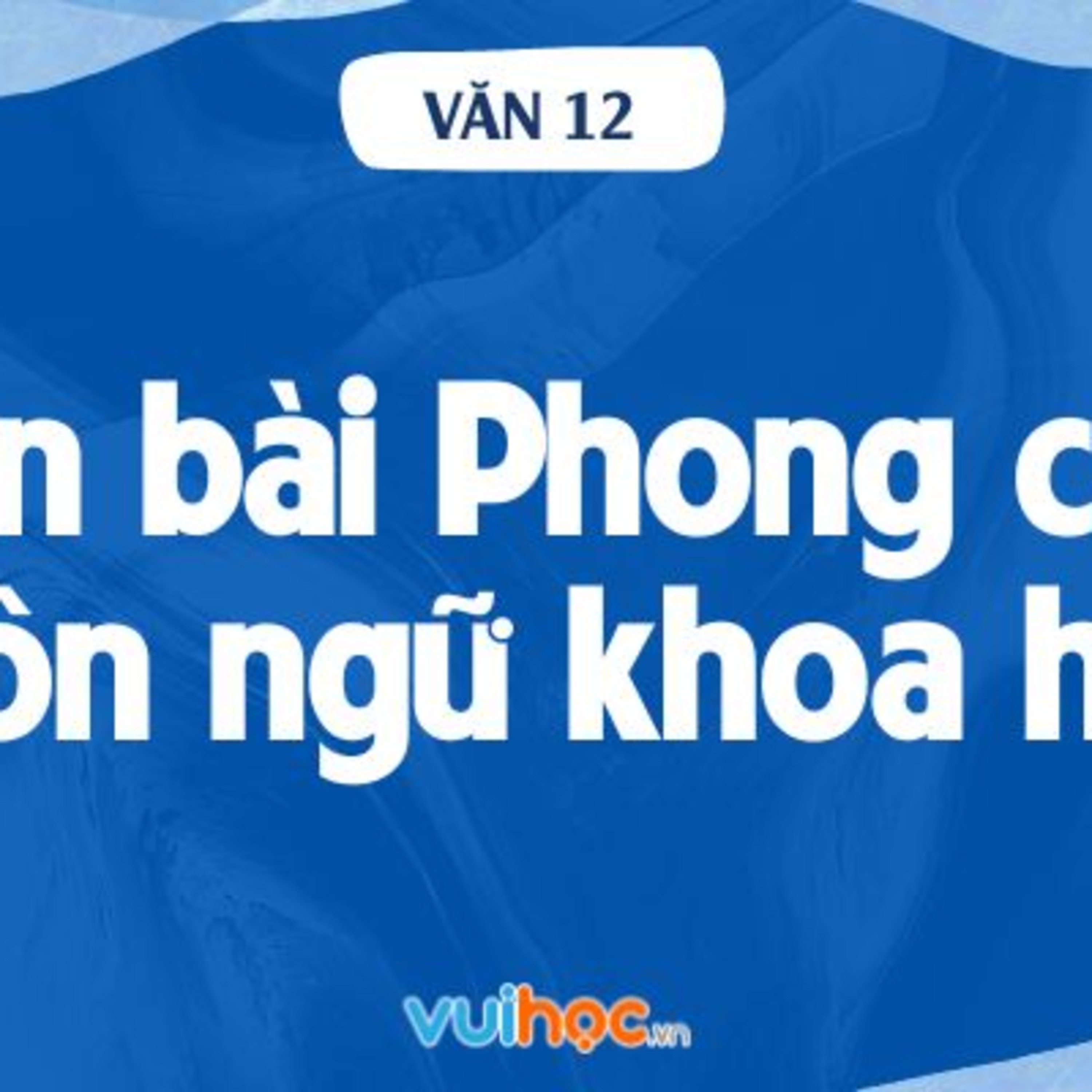 Vui học - Nền tảng học online hàng đầu cho cấp THPT