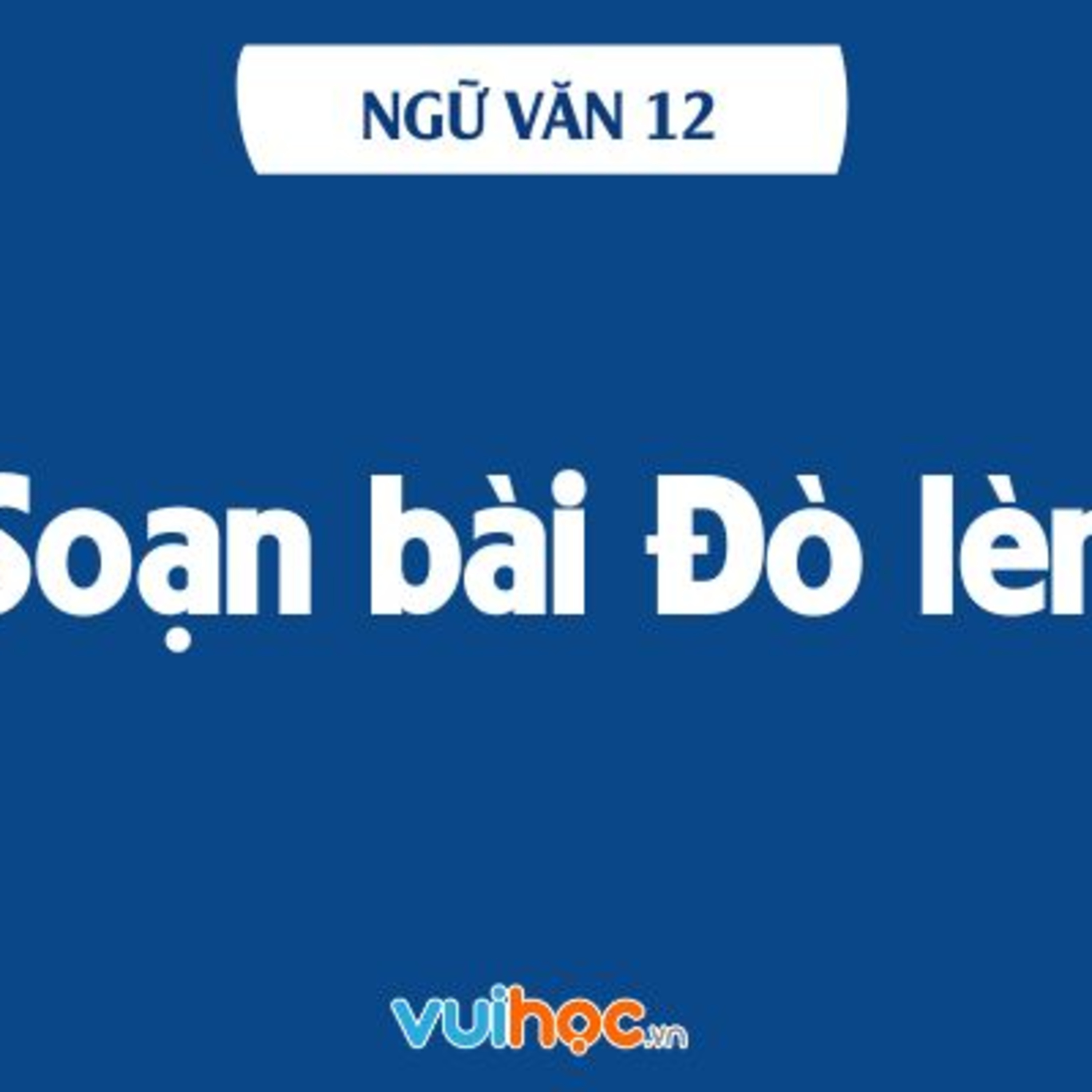 Vui học - Nền tảng học online hàng đầu cho cấp THPT