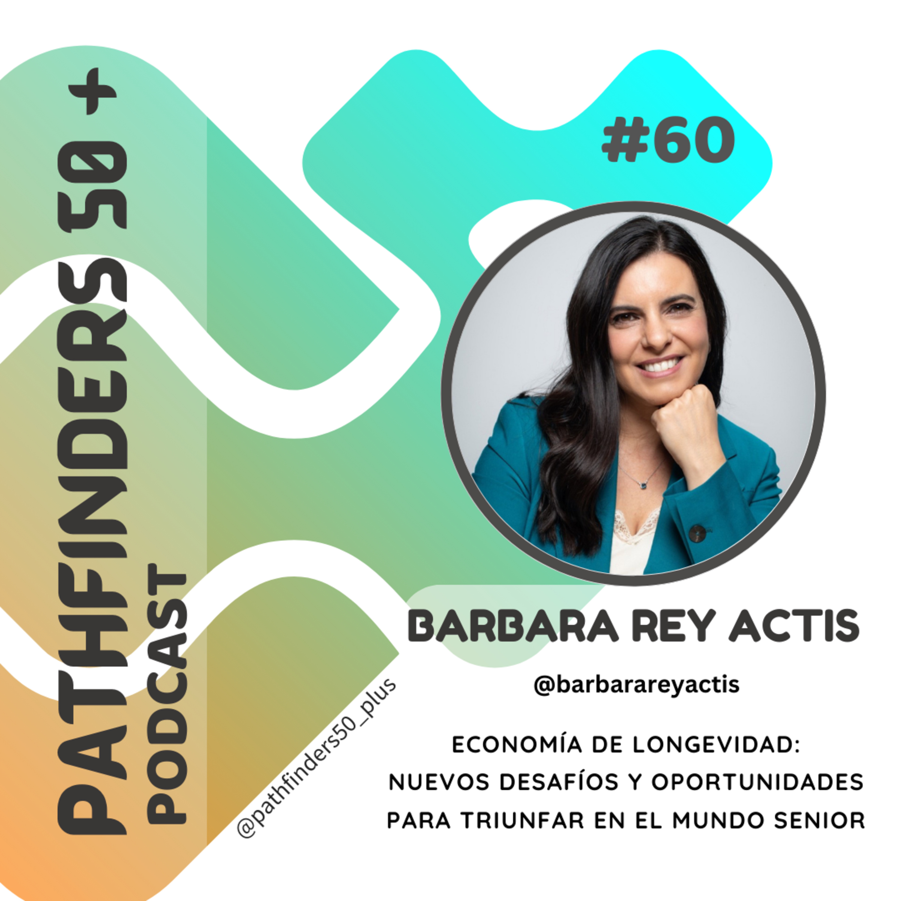 Ep 60 Economía de Longevidad: nuevos desafíos y oportunidades para triunfar en el mundo Senior | BARBARA REY ACTIS episode artwork