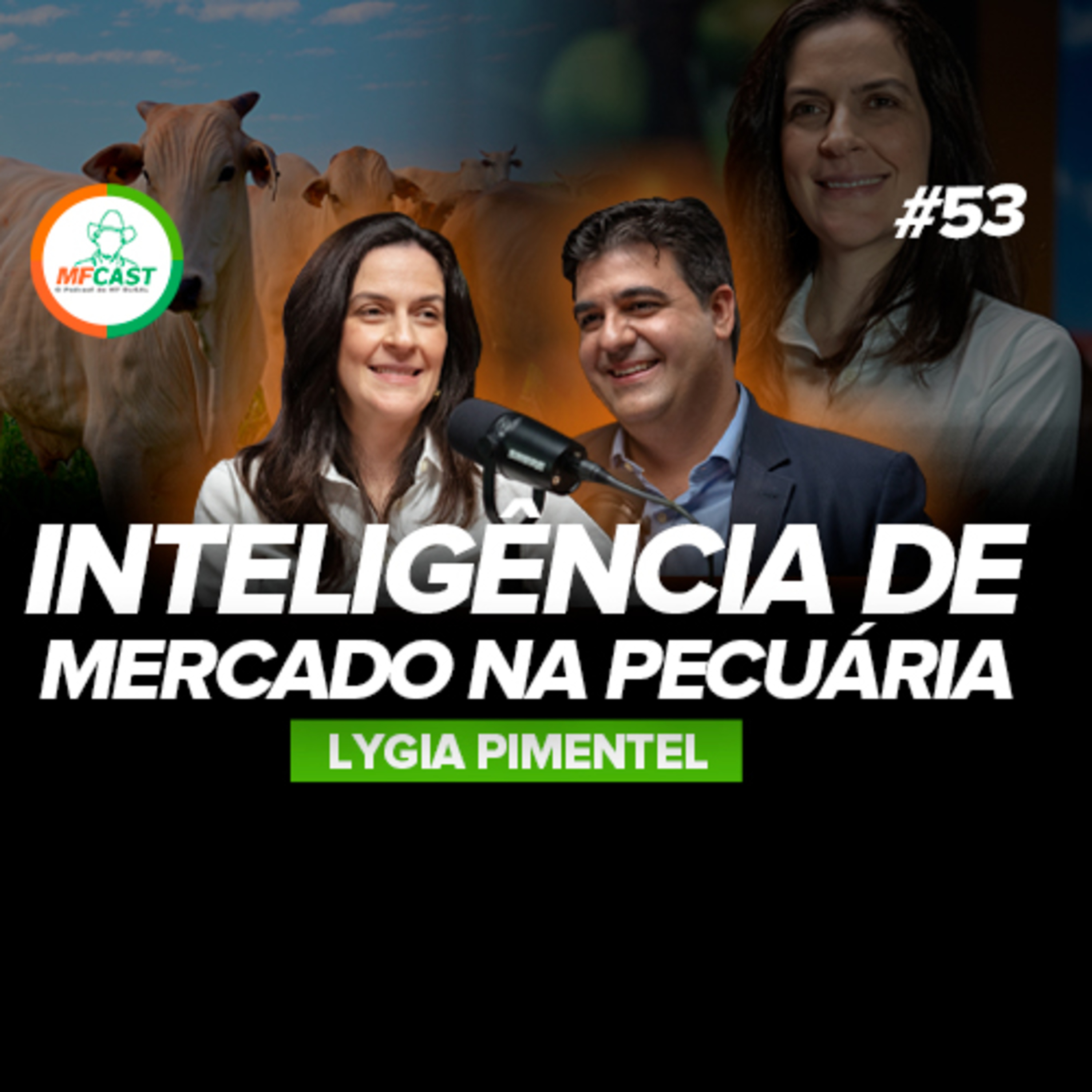 PECUÁRIA BRASILEIRA: ANÁLISE E DESAFIOS DO SETOR (Lygia Pimentel) - MF CAST 53 episode artwork