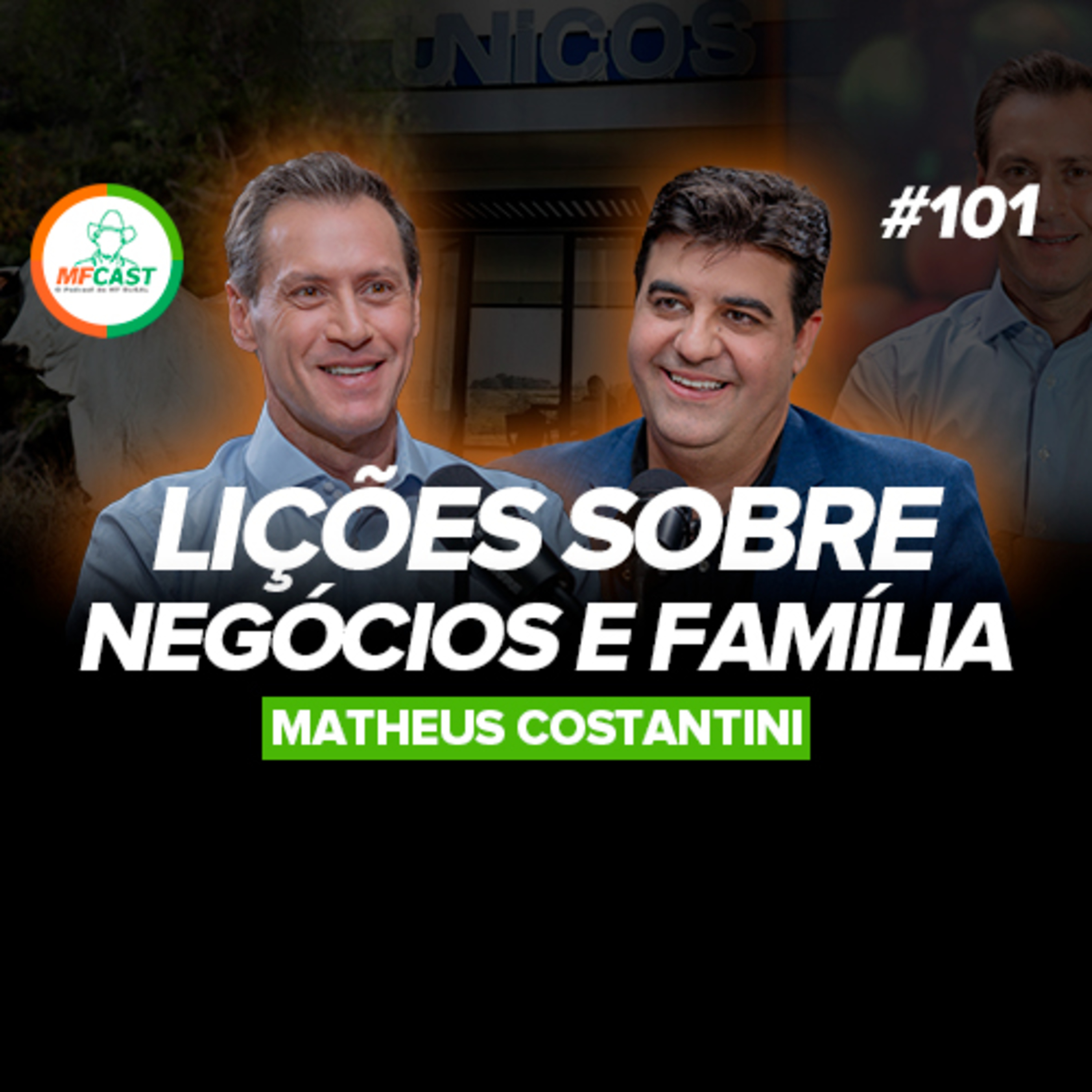 O DESAFIO DE GERIR OS NEGÓCIOS E A FAMÍLIA (Matheus Costantini) - MF Cast 101 episode artwork