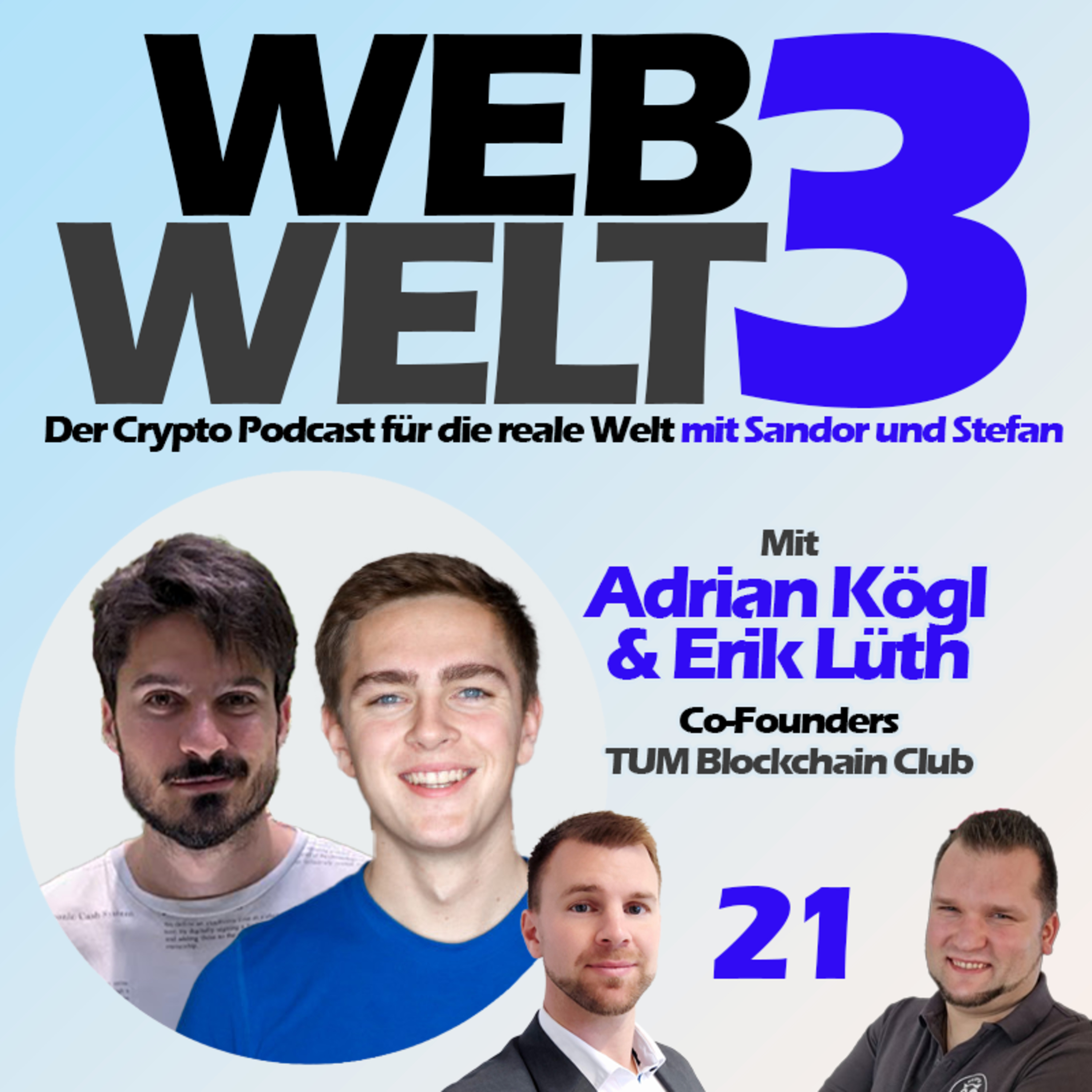 Web3Welt - Der Krypto Podcast für die reale Welt mit Sandor und Stefan
