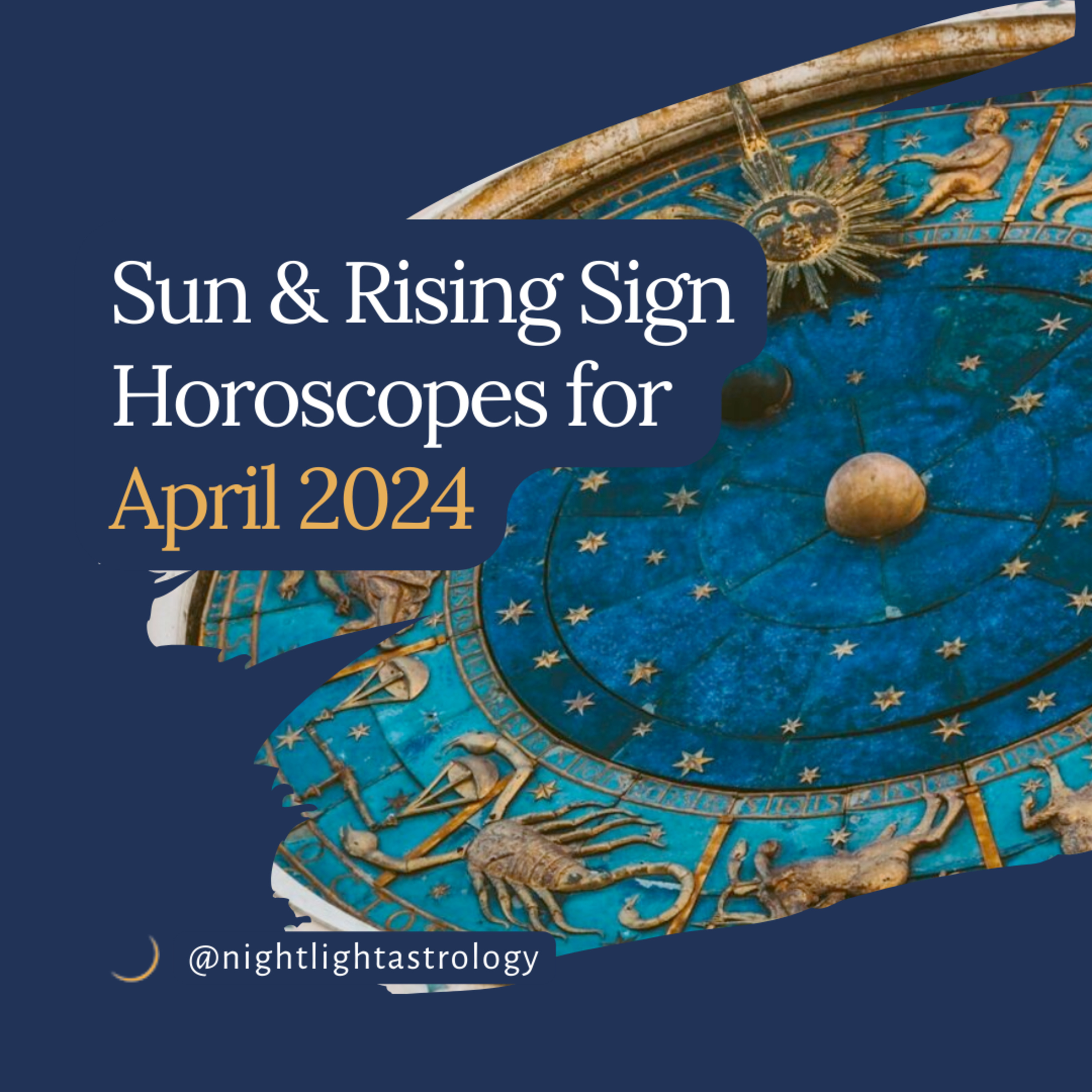 Sun and Rising Sign Horoscopes for April 2024